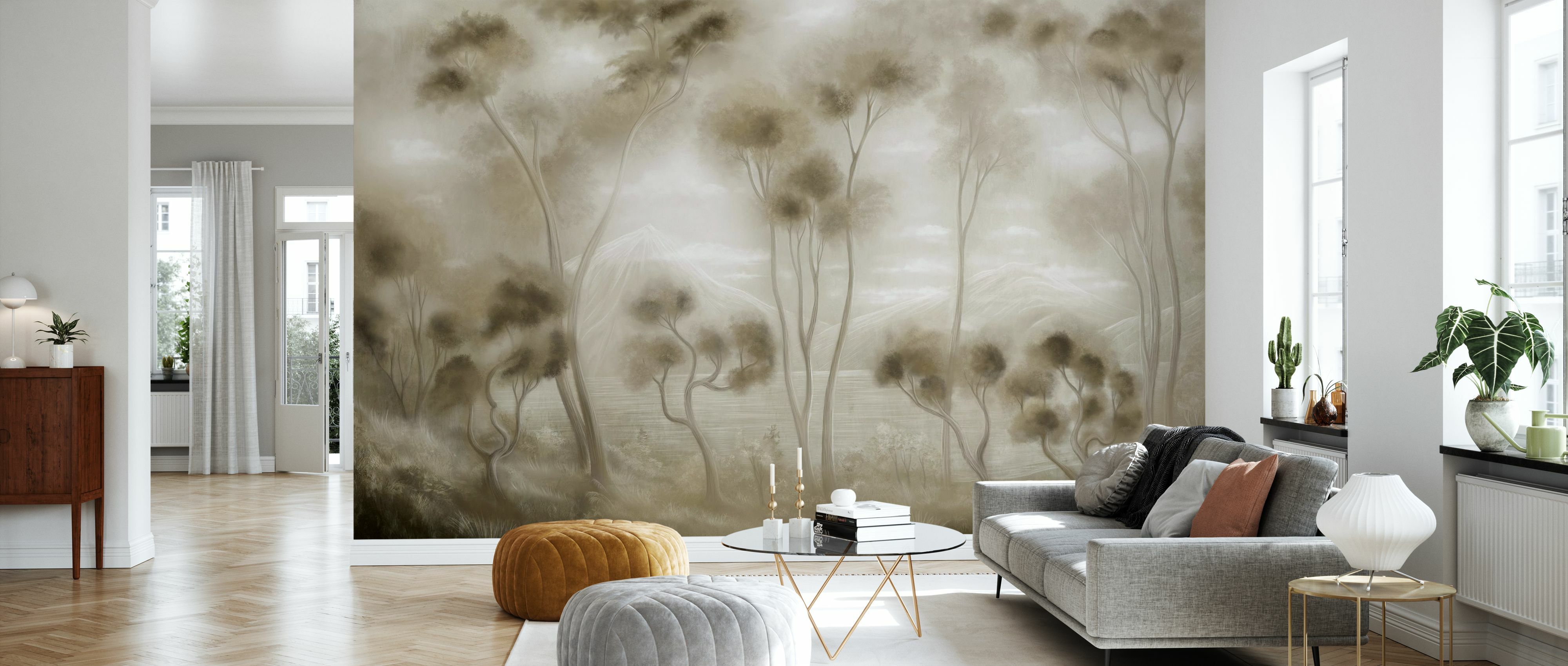 Tapet luminous landscape, bright, photowall 