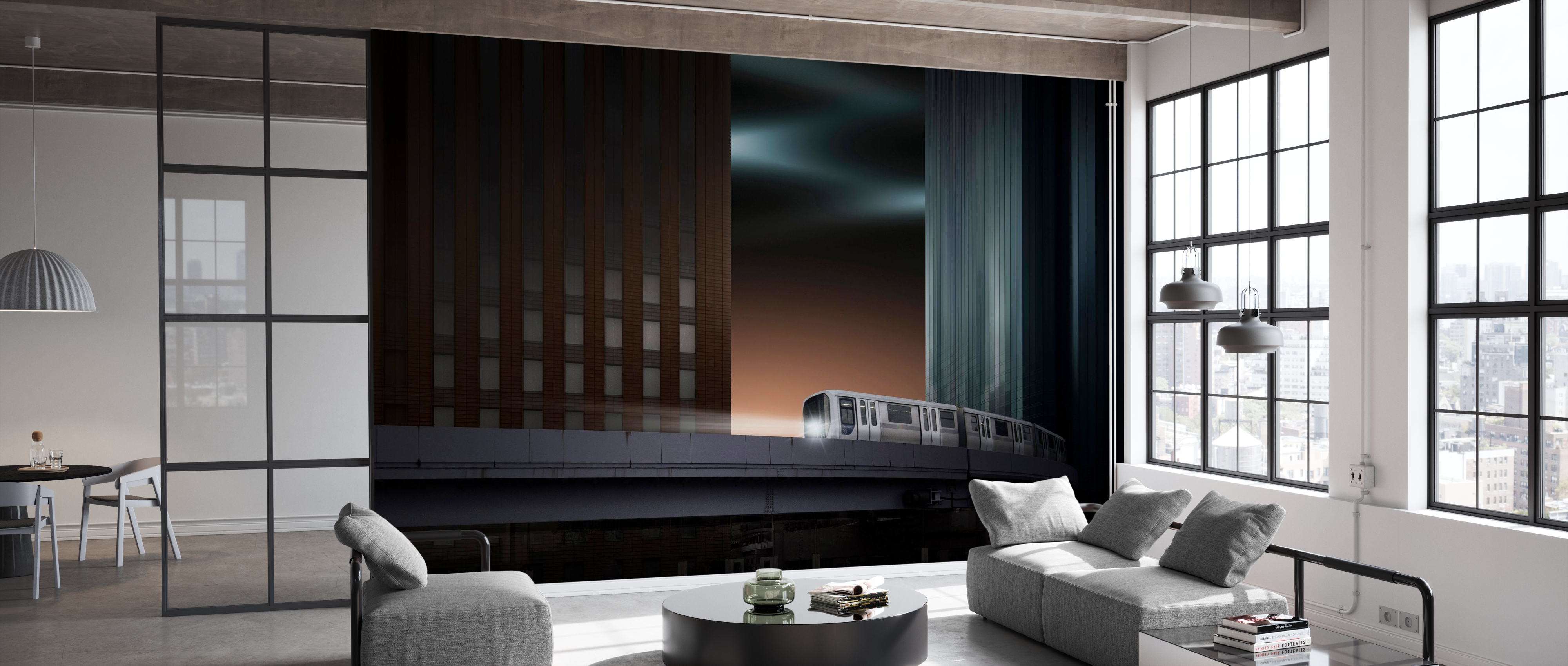 Tapet towards civilization, photowall 