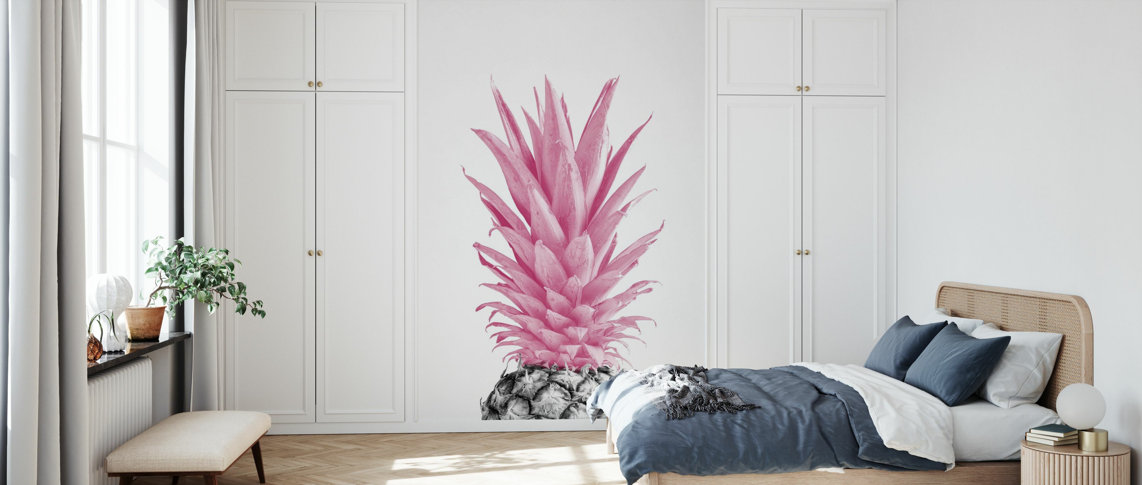 Tapet Pineapple Pink III, Photowall