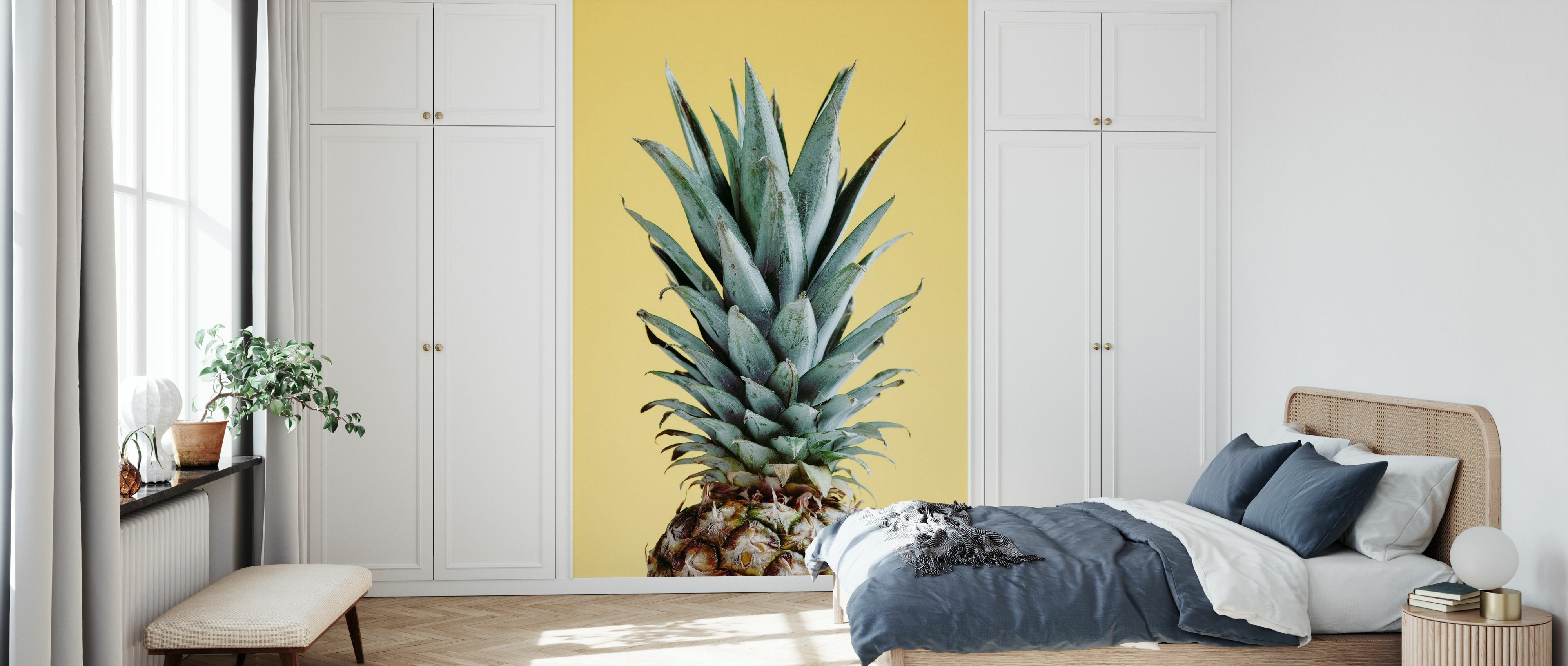 Tapet Pineapple Yellow III, Photowall