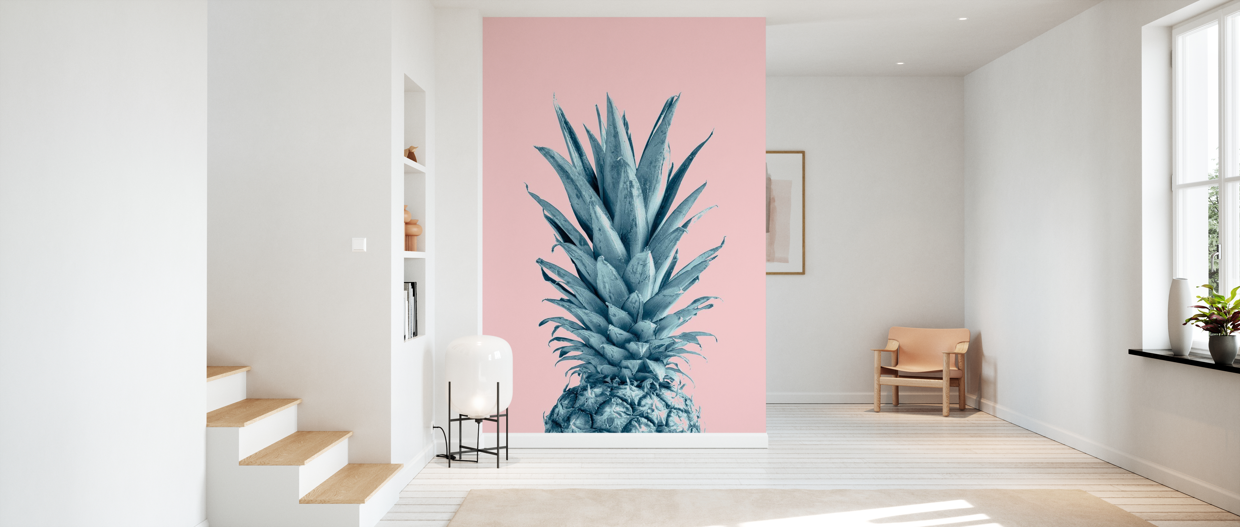 Fototapet pineapple pink vi, personalizat, photowall 