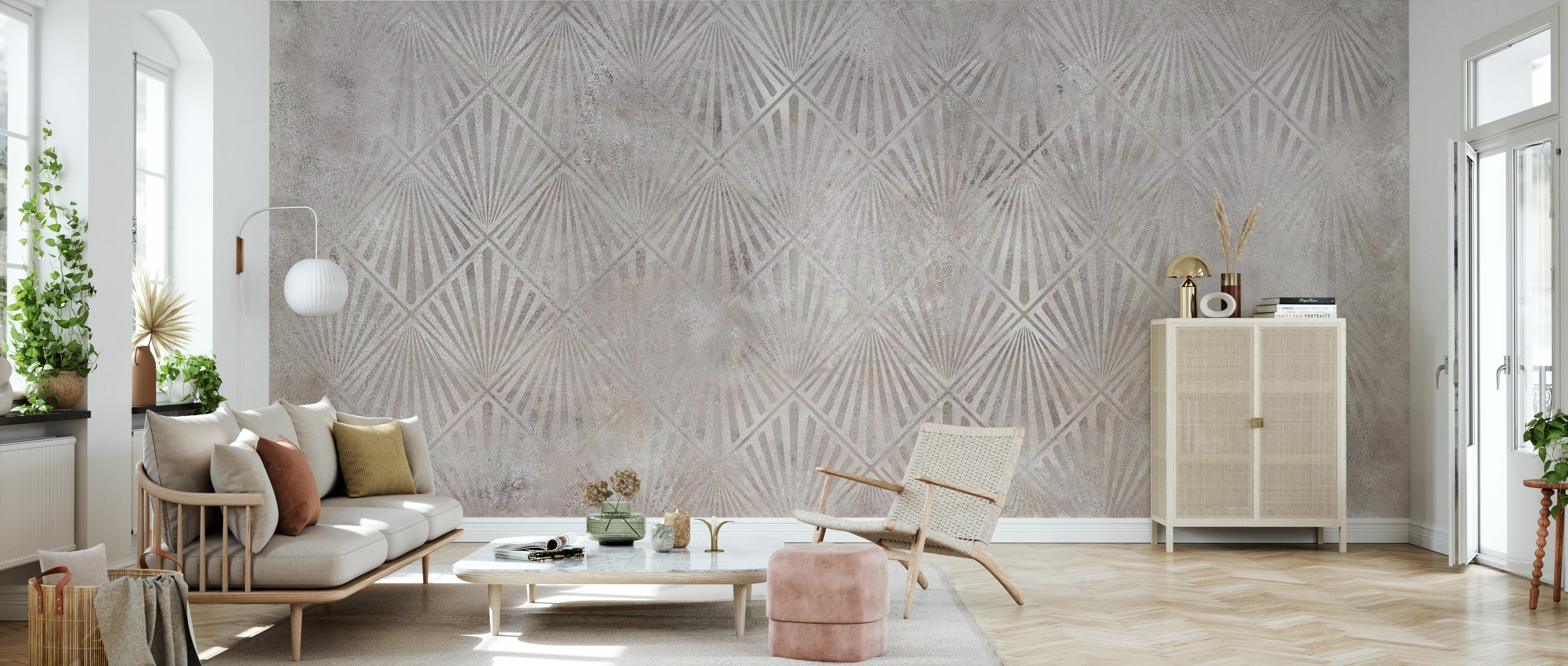 Tapet urban archaeo fan chalk, photowall 
