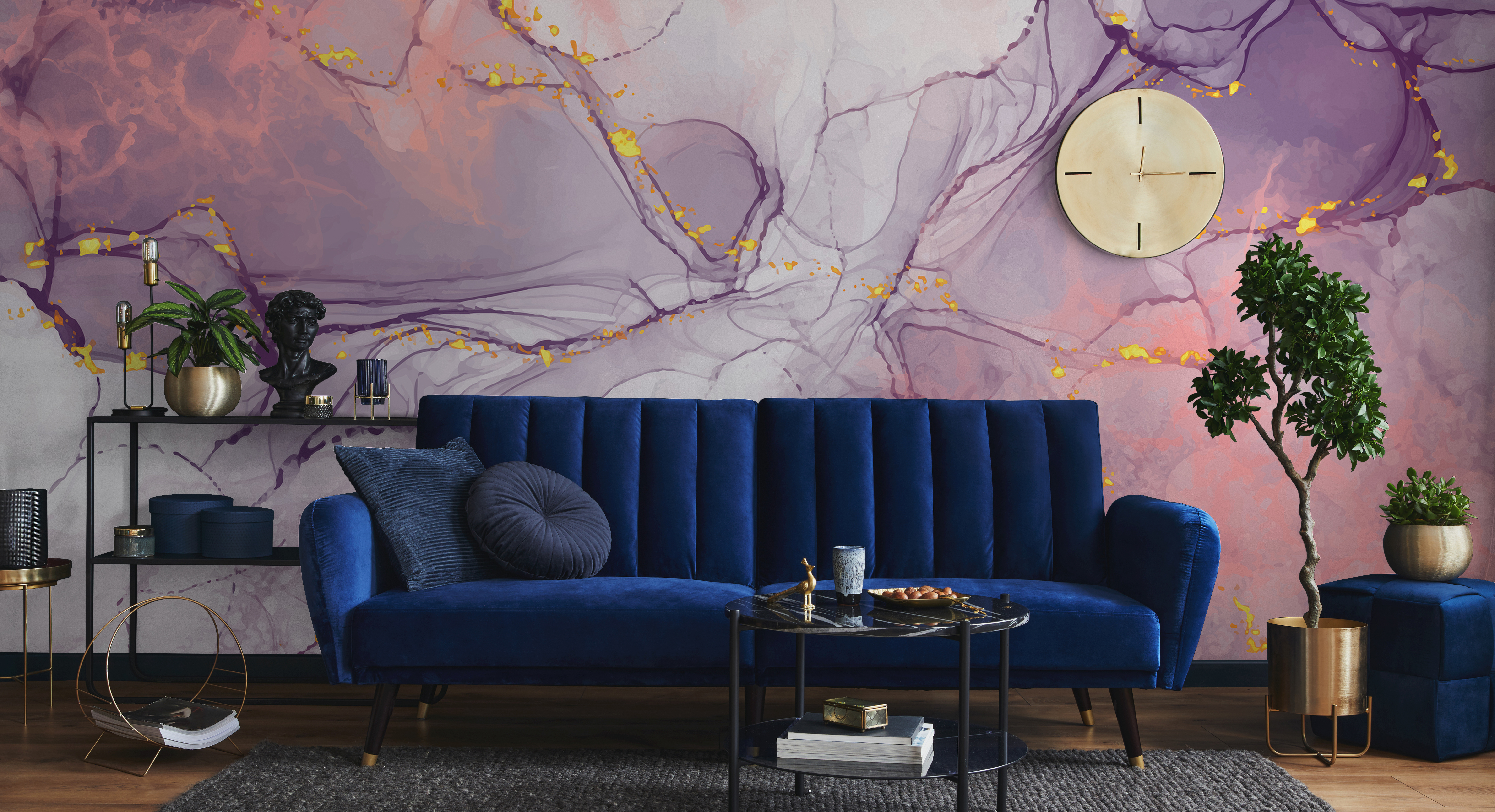 Tapet alcohol ink, photowall 
