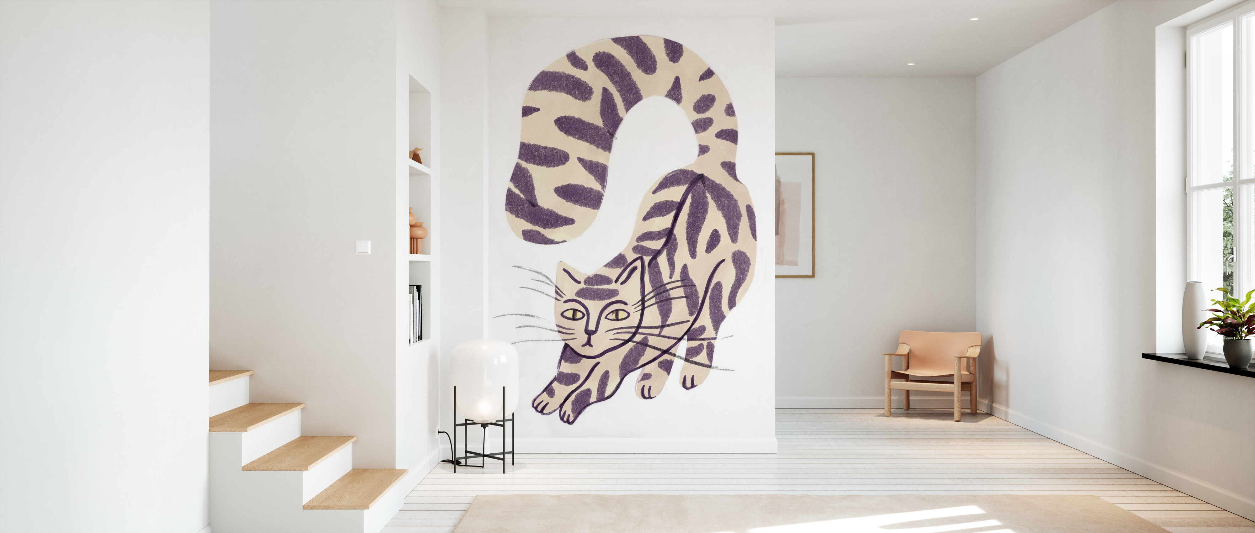 Fototapet nice cat, personalizat, photowall 