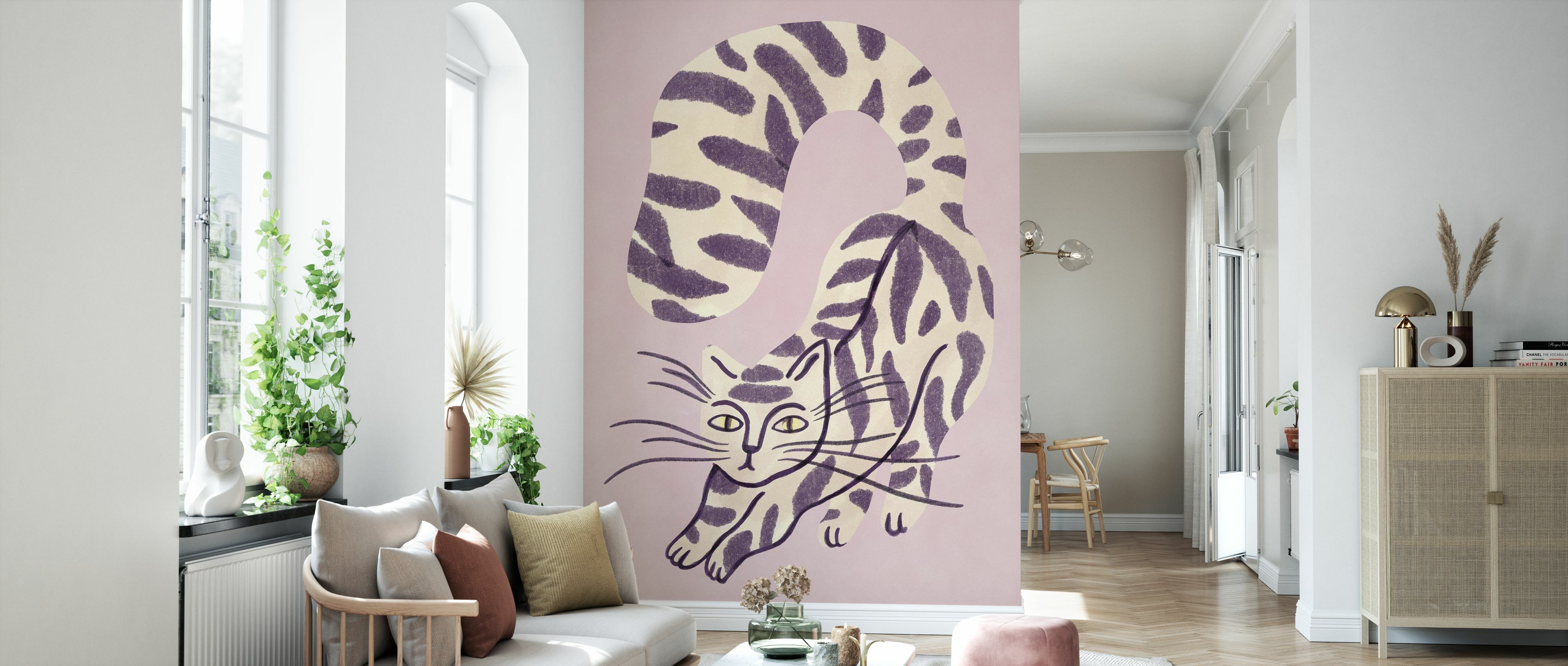 Fototapet Purple Cat, Personalizat, Photowall Photowall