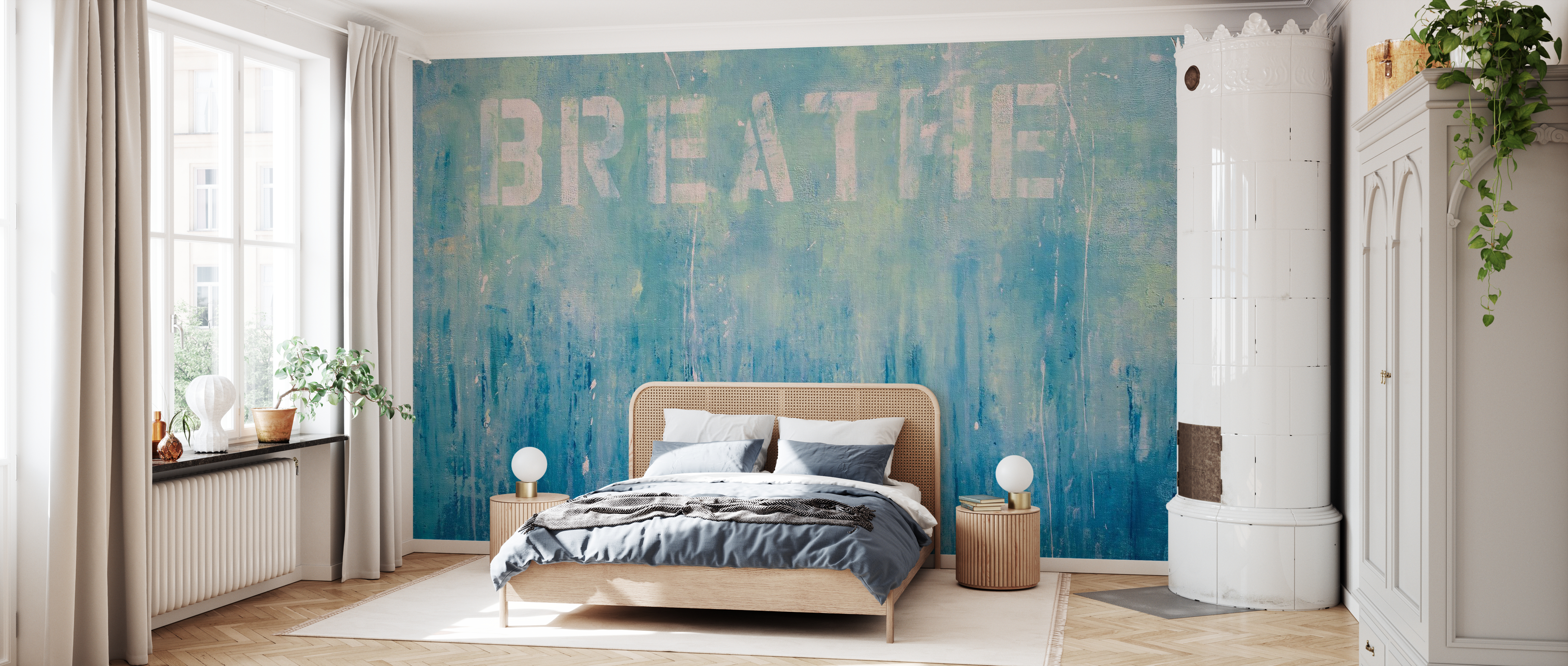 Tapet just breathe, photowall 