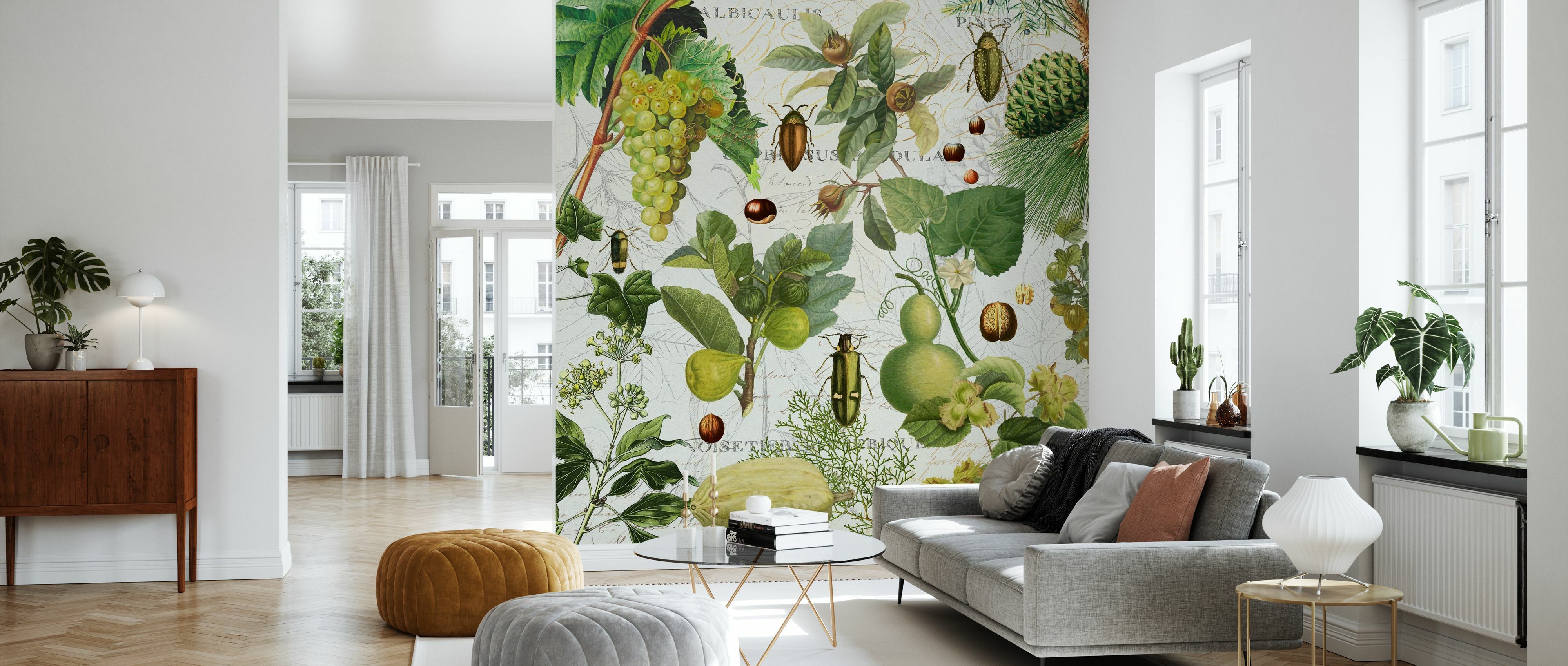 Tapet botanical gardens greens, photowall 