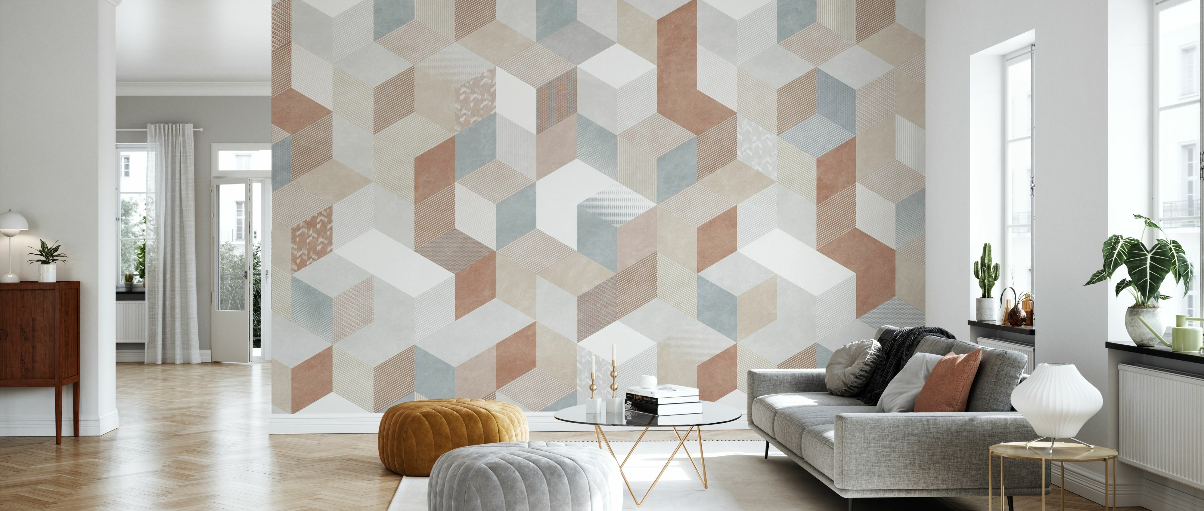 Tapet casablanca cubes, root, photowall 