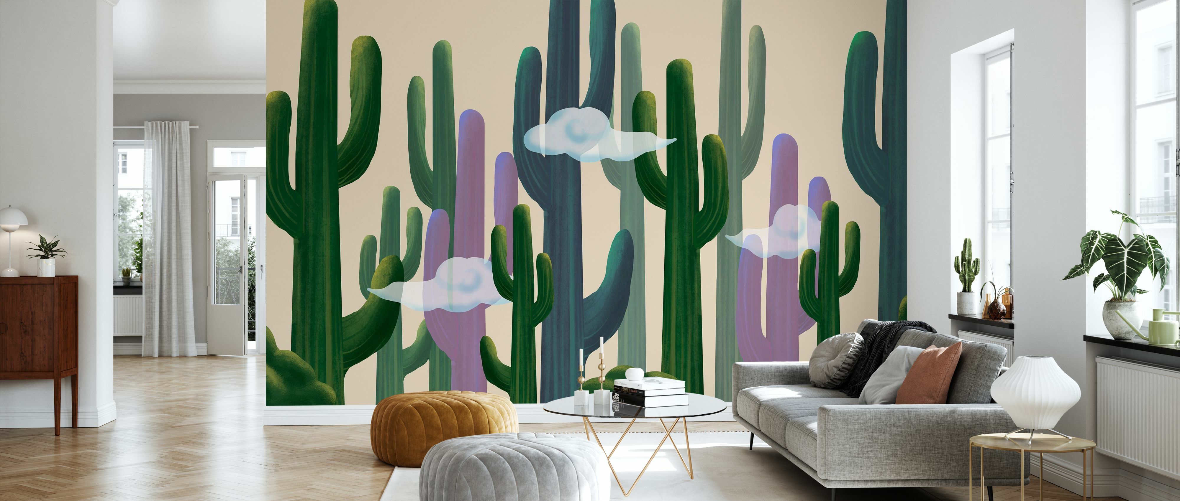 Fototapet cactus cloud sunny, personalizat, photowall 