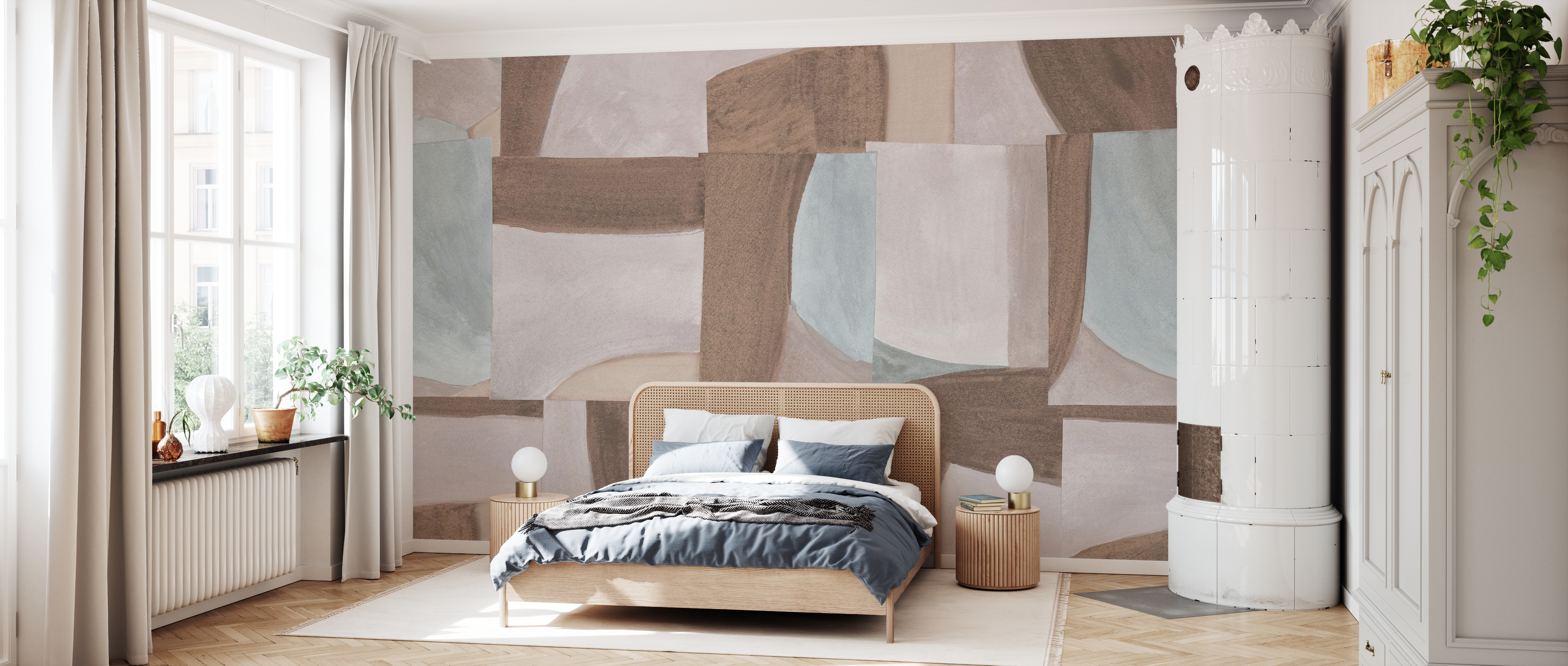 Tapet autumn, bells brown, photowall 