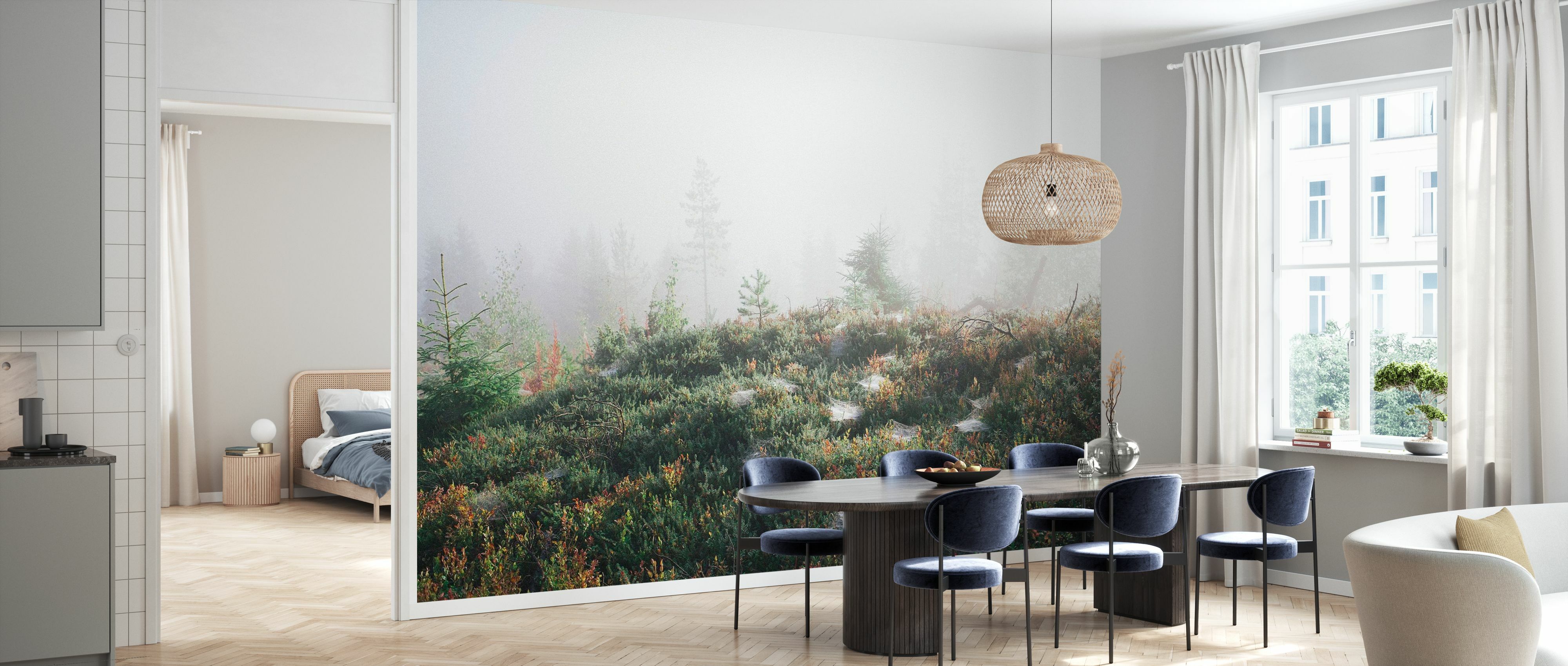 Fototapet morning haze at the mountain, personalizat, photowall 