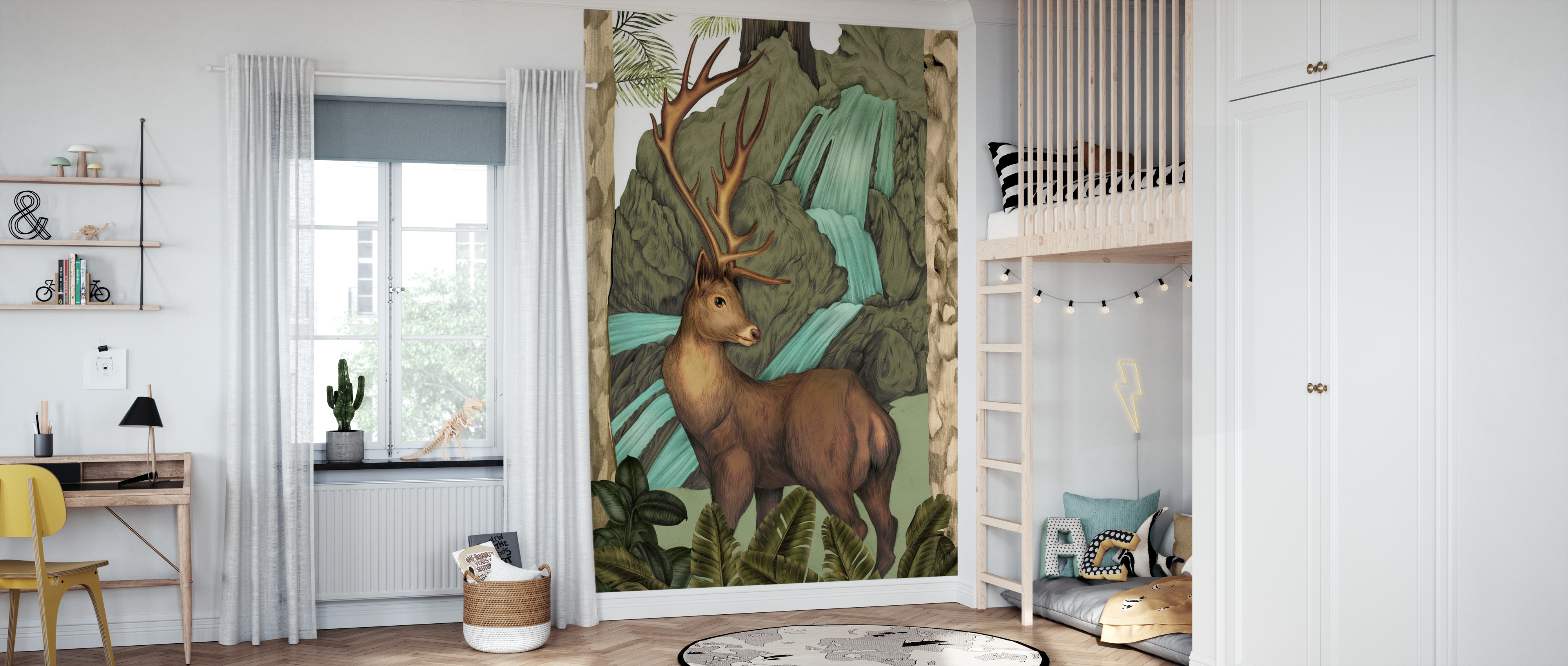 Tapet dear deer, photowall 