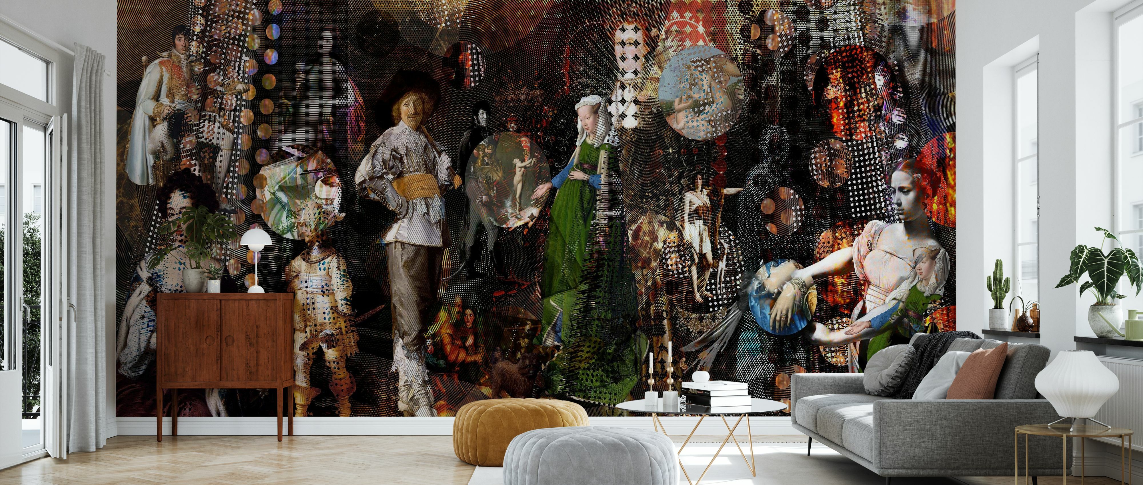 Tapet curtains master disco, photowall 