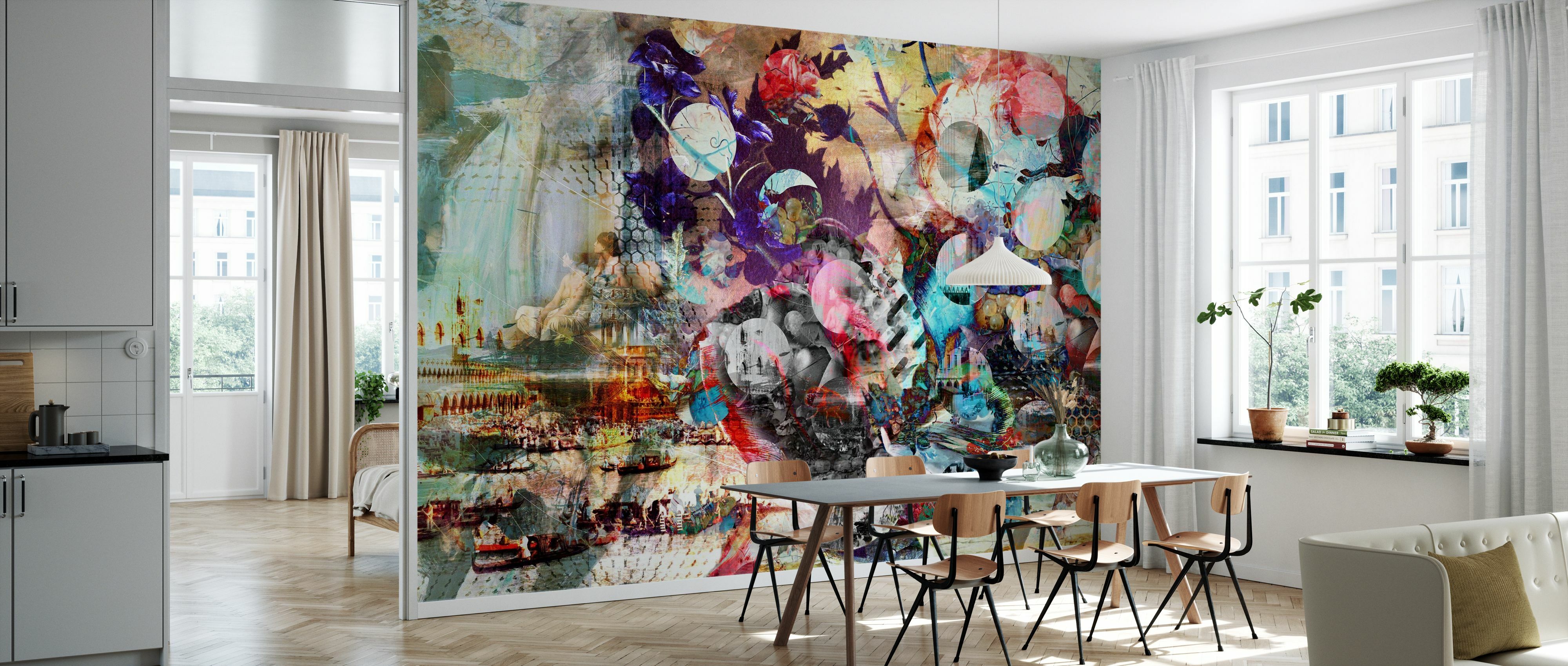 Tapet curtains venice graff, photowall 