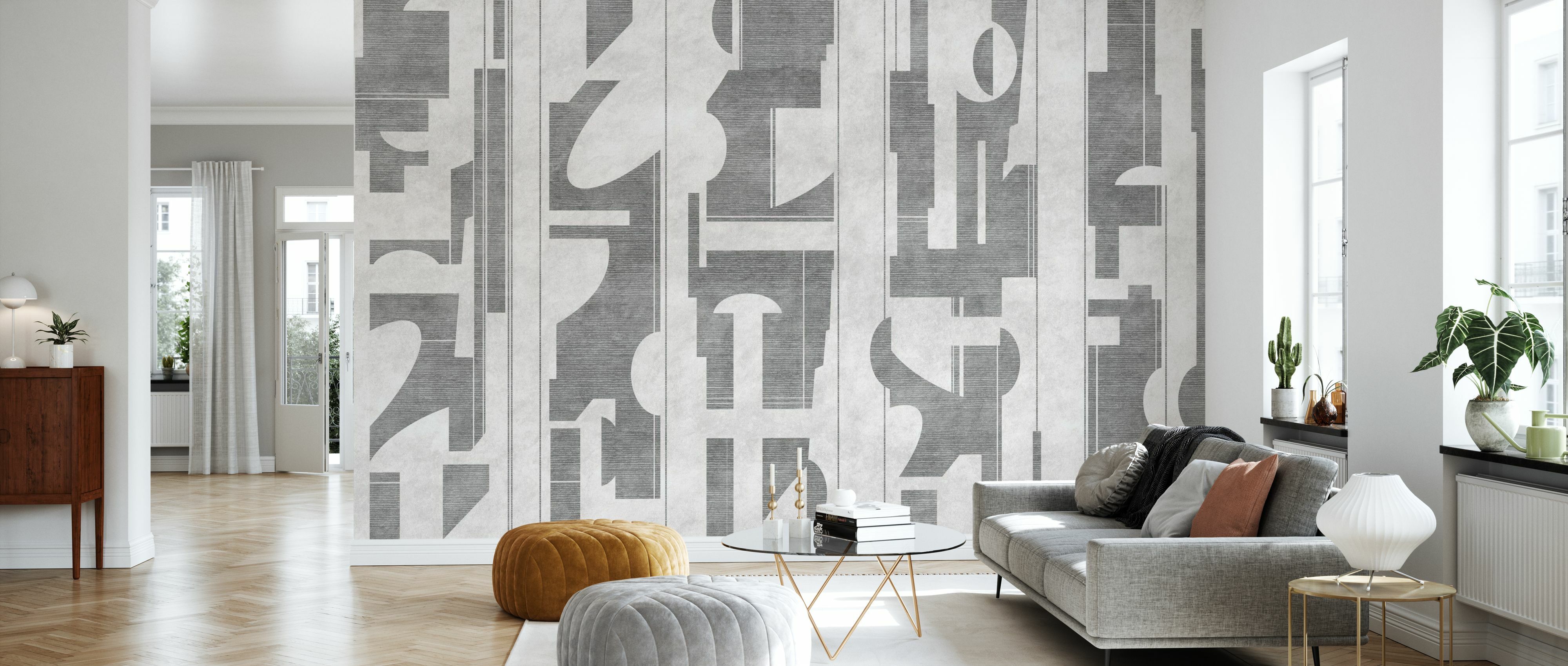 Tapet copacabana beach, dove grey, photowall 