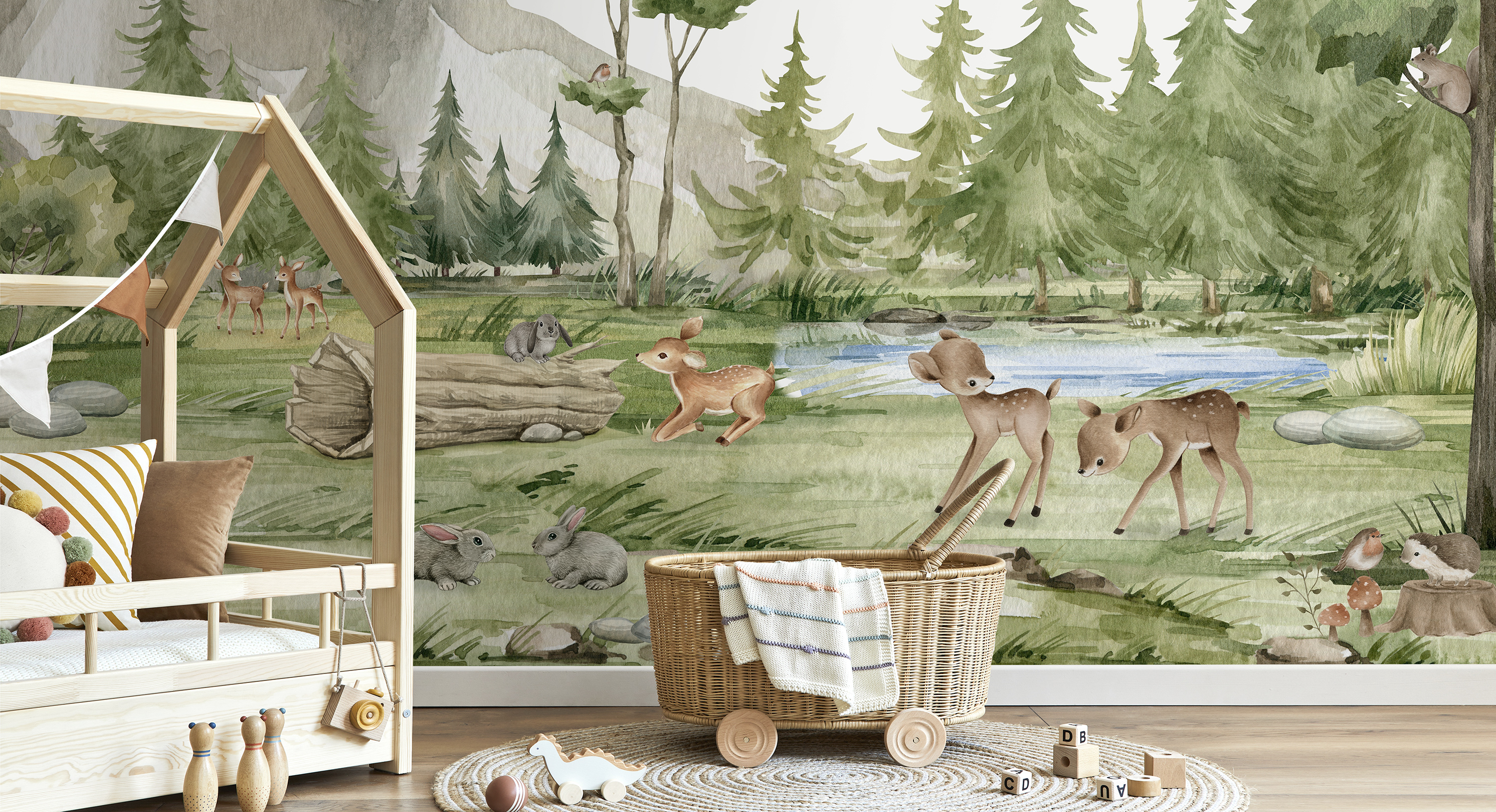Tapet forest joy, photowall 