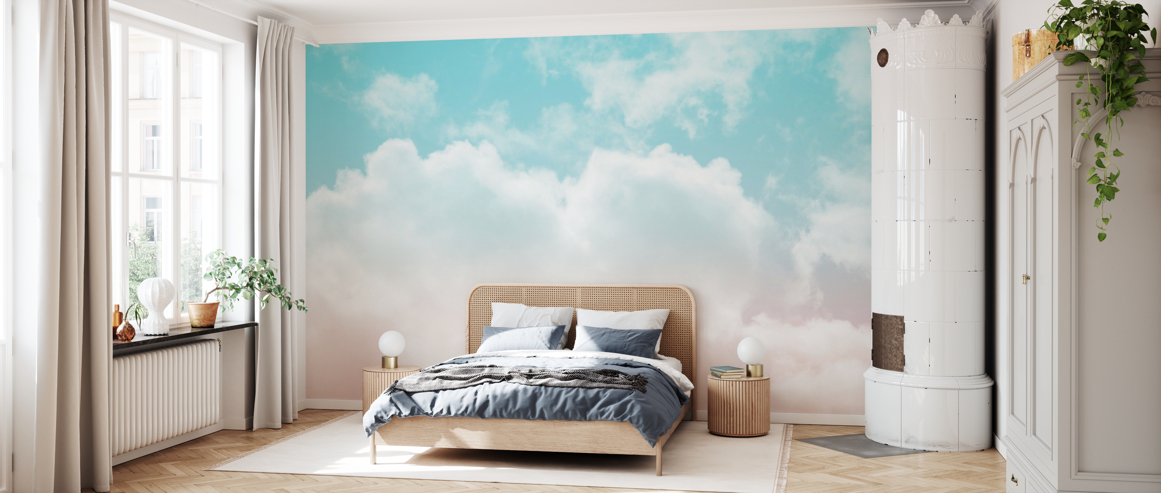 Tapet clouds in may, photowall 