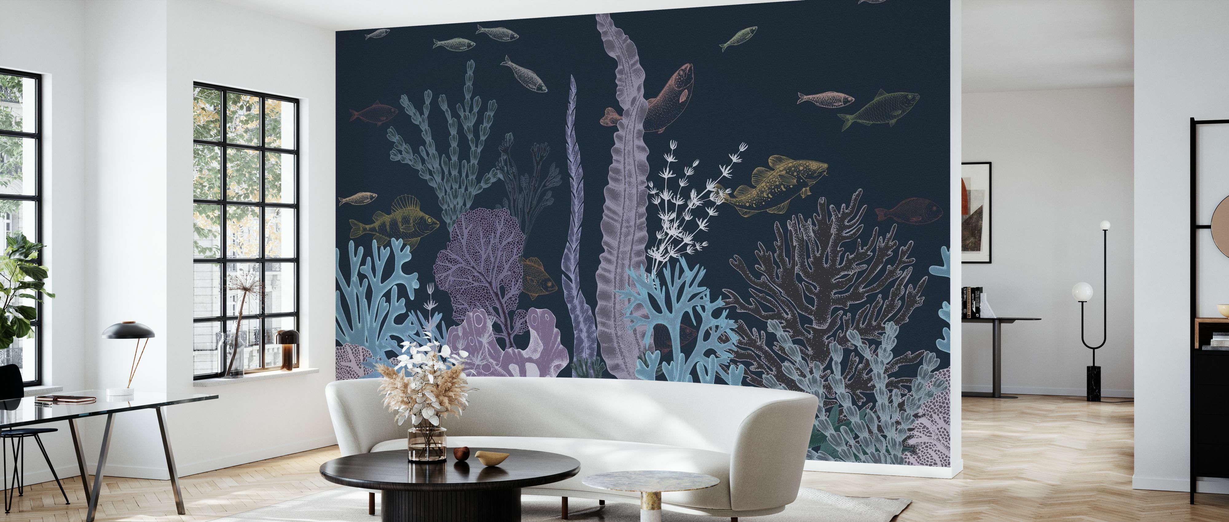 Tapet Fishes and Sea Plants III, Photowall