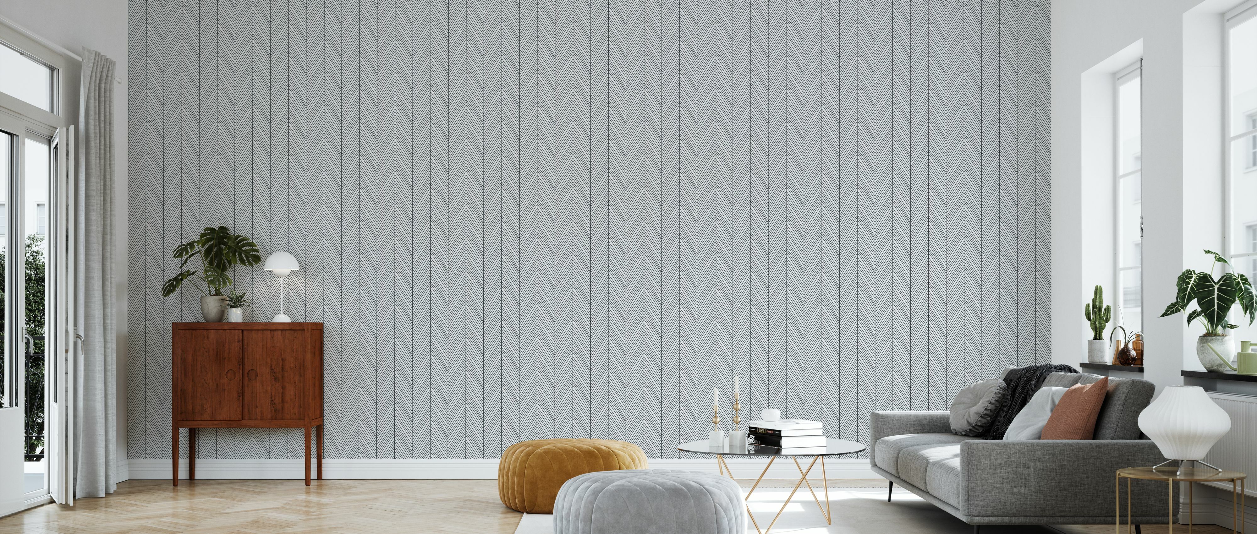 Tapet herringbone ii, black, photowall 
