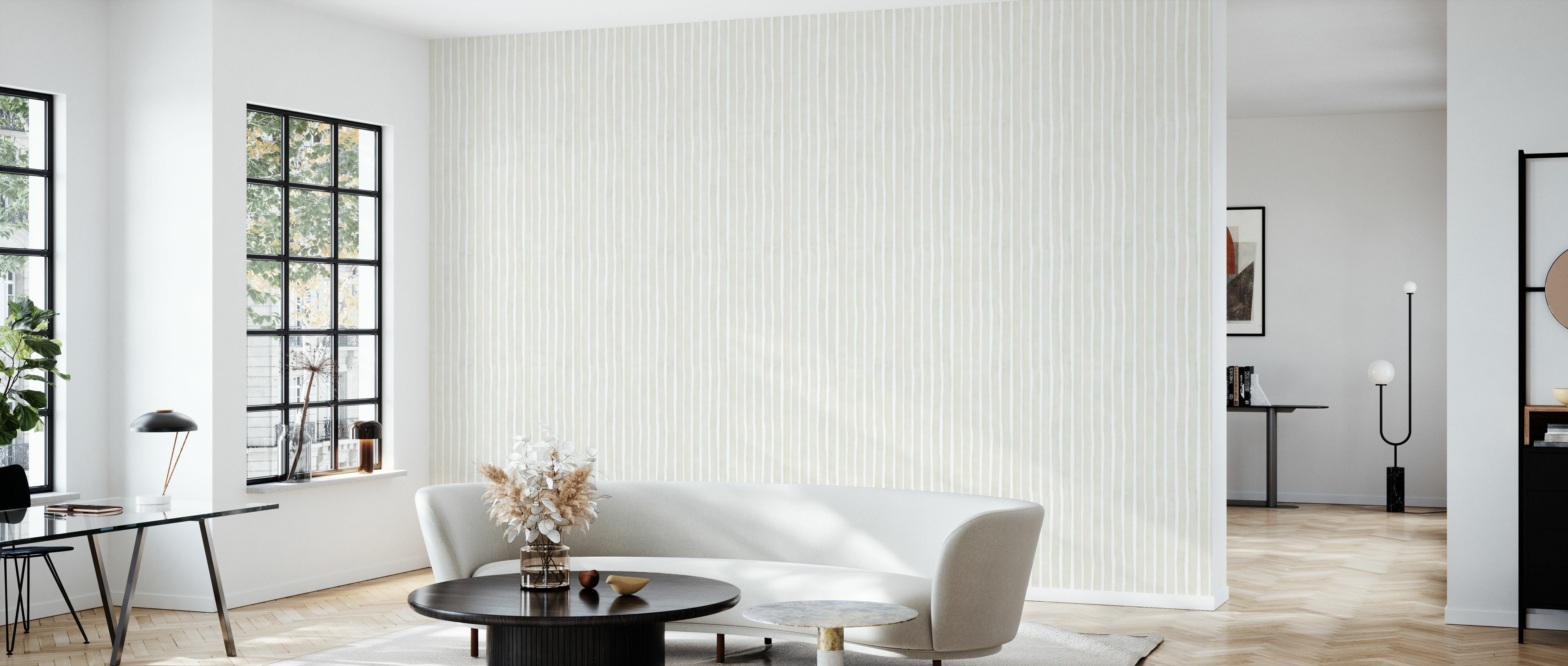 Tapet decorative watercolor stripes, beige light ii, photowall 