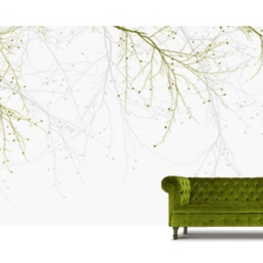 Fototapet fag - verde, personalizat, photowall 