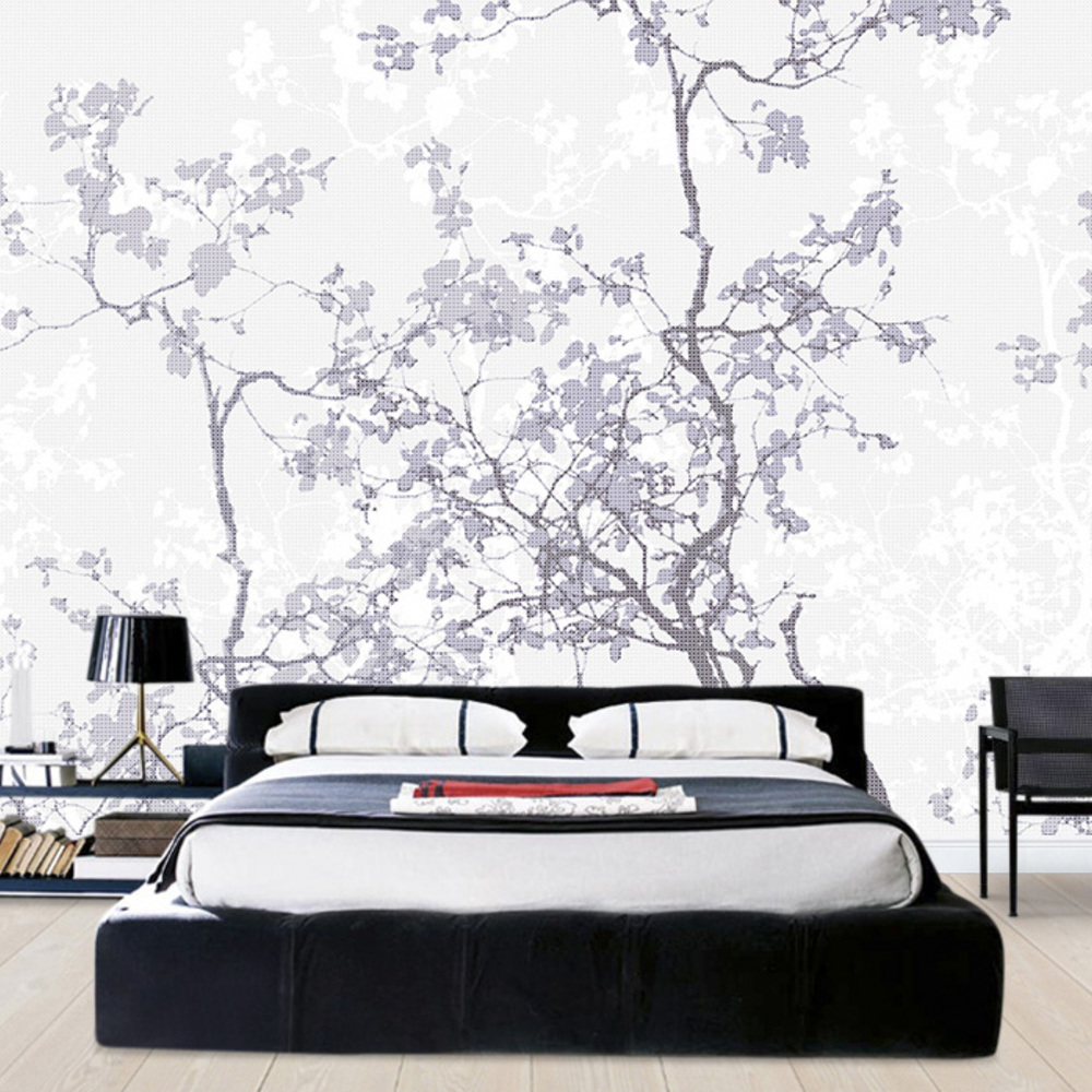 Fototapet copaci - mov, personalizat, photowall 