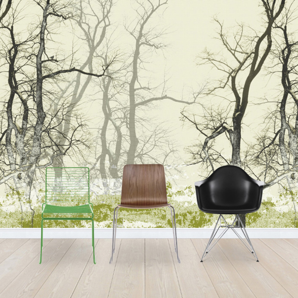 Foto tapet 3d copaci kaki, personalizat, photowall 