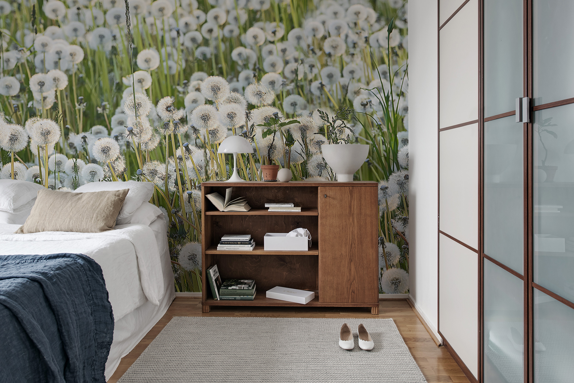 Fototapet dandelions, personalizat, rebel walls 