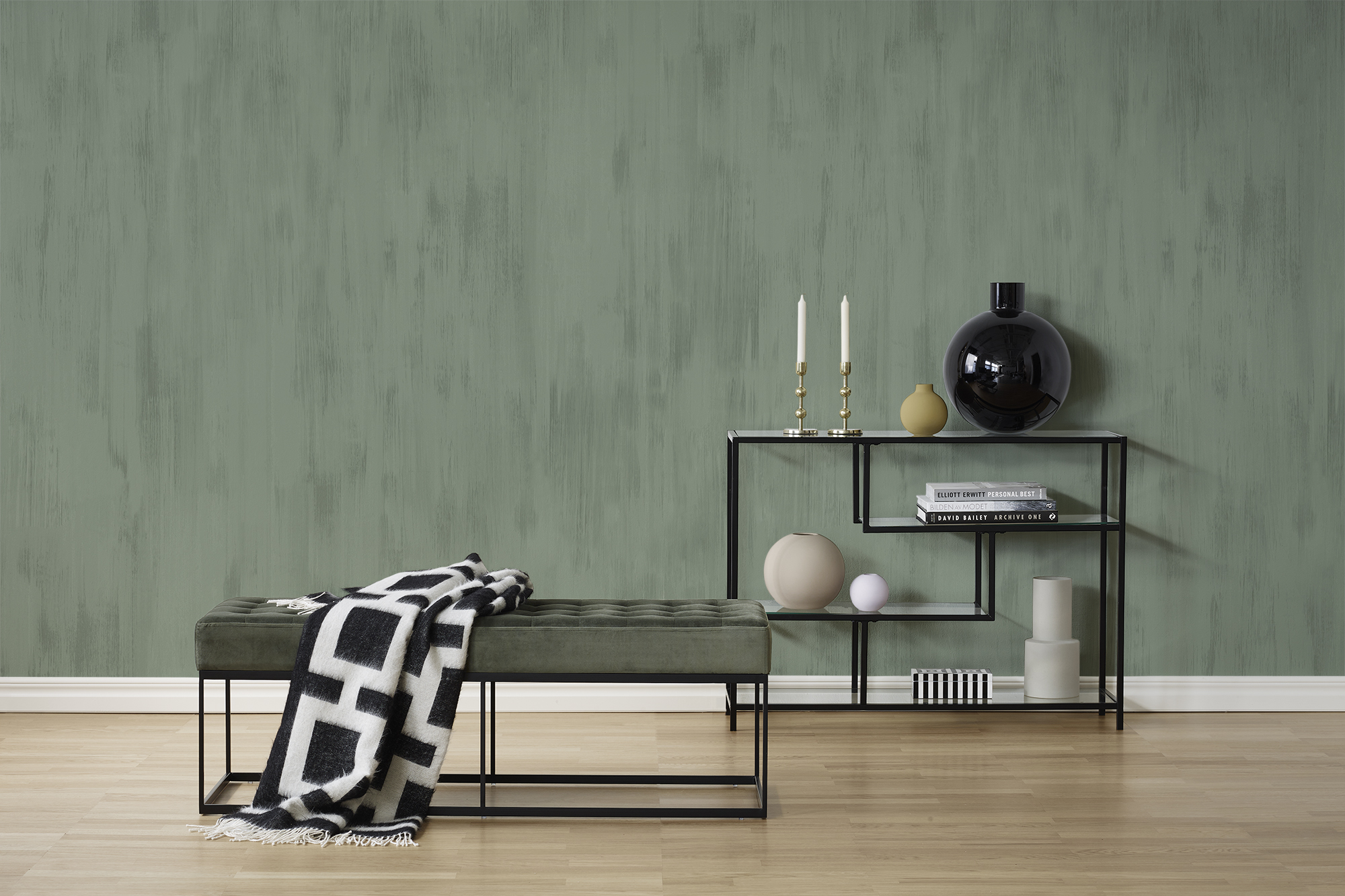 Fototapet brushstrokes jade rebel, personalizat, rebel walls 