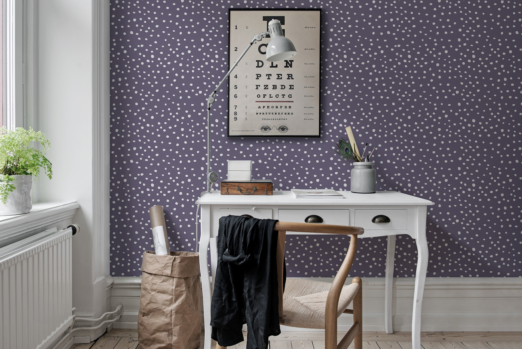 Foto tapet Rebel Dot, Violet, personalizat, Rebel Walls Rebel Walls