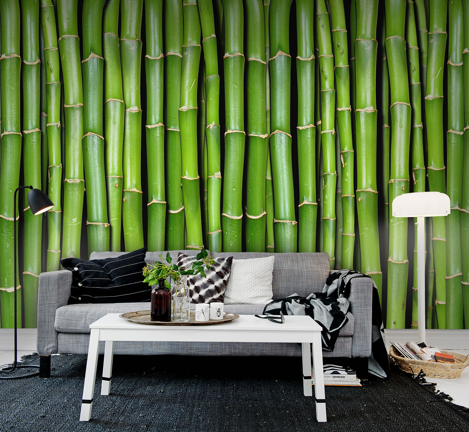 Foto tapet 3d bambus, personalizat, rebel walls 