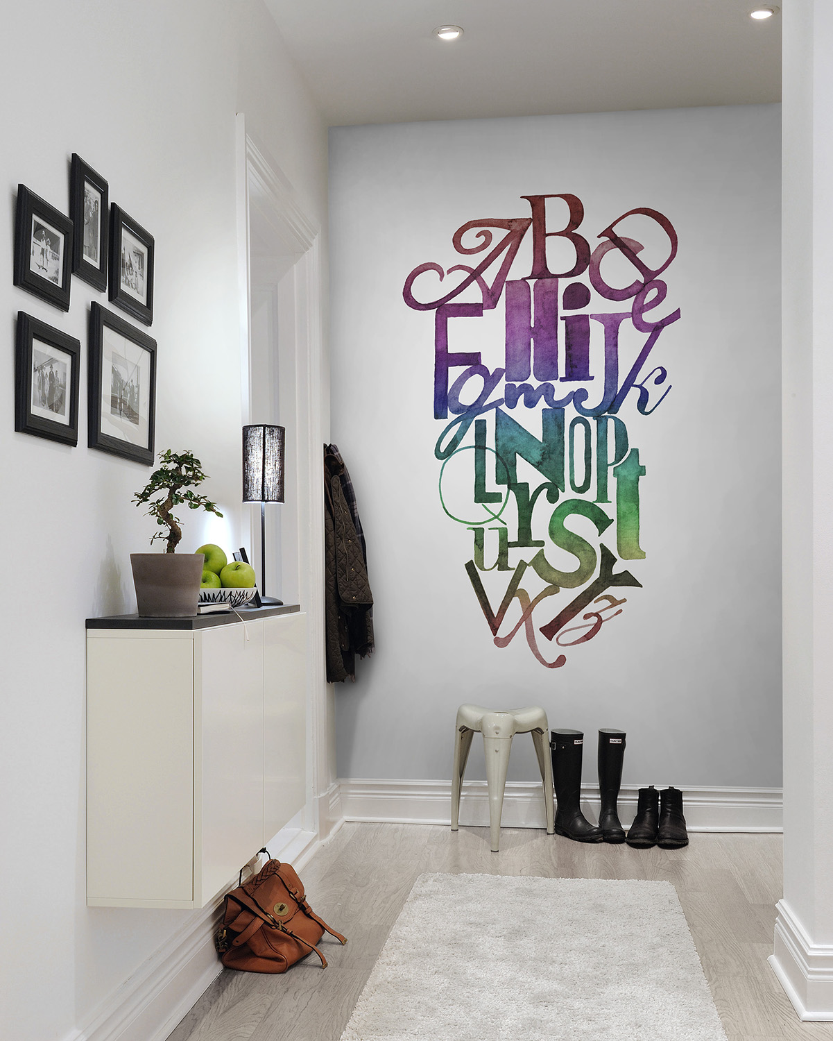 Fototapet Ink Letters, Rainbow, personalizat, Rebel Walls  image12
