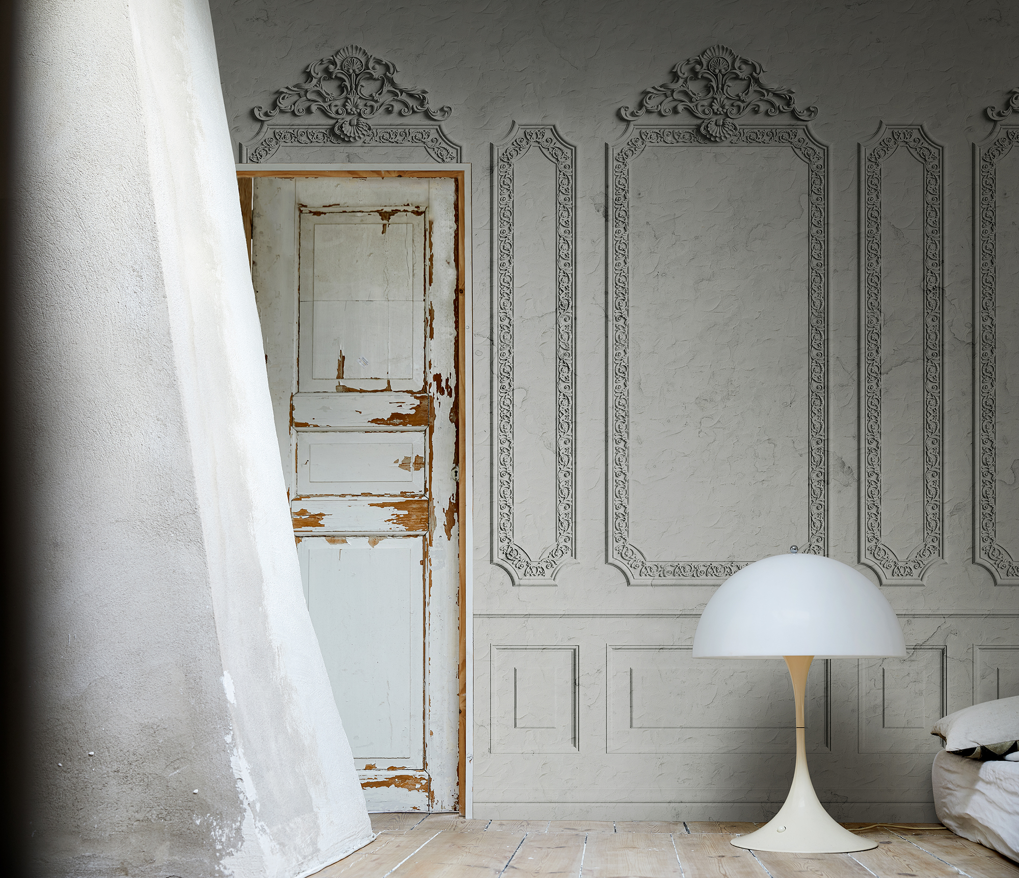 Foto tapet Amboise, Sage, personalizat, Rebel Walls