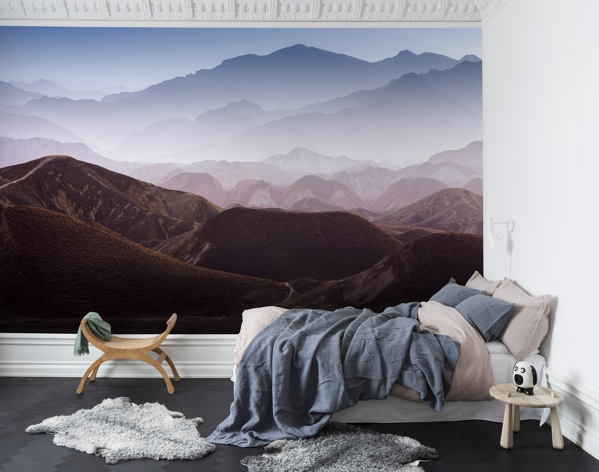 Foto tapet 3D Gradient Mountains, personalizat, Rebel Walls  image6