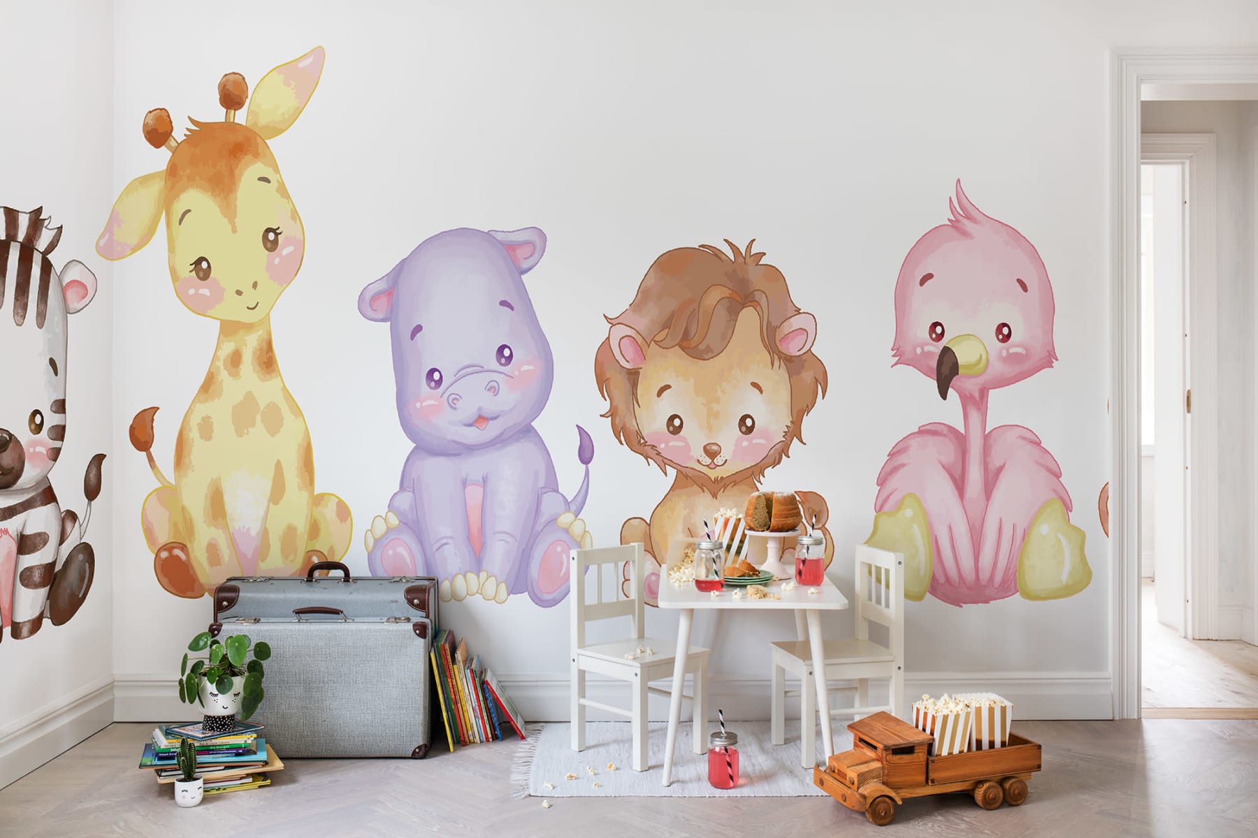 Tapet animal parade, rebel walls 