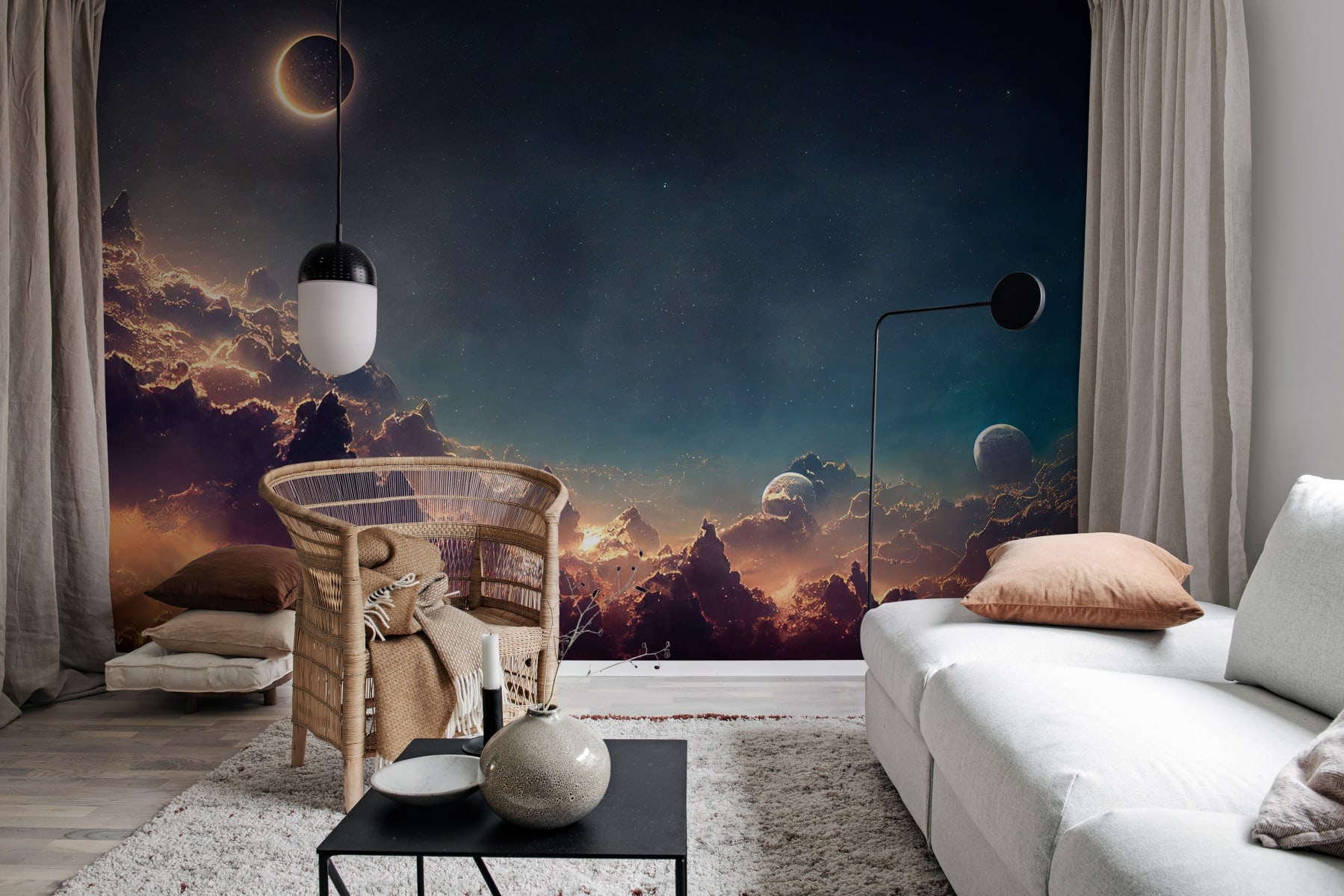 Tapet galaxy, rebel walls 