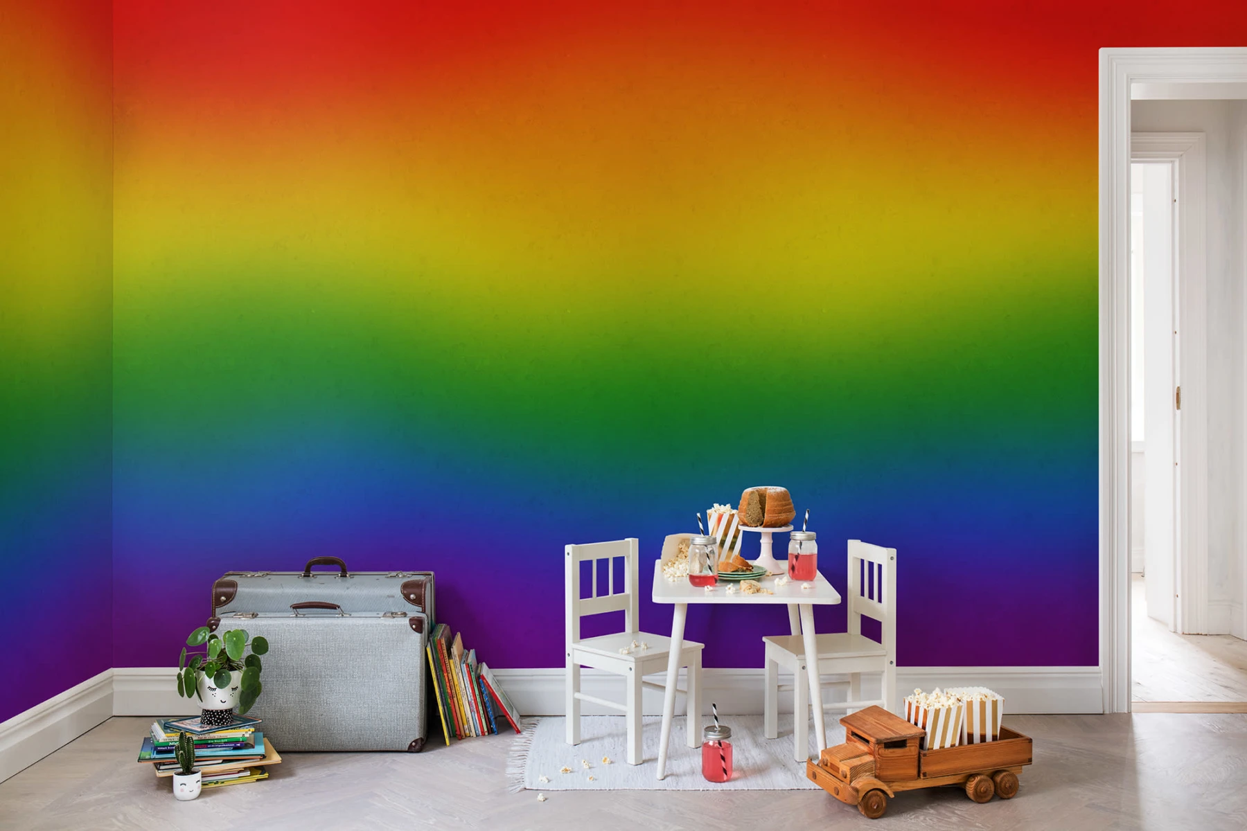 Tapet rainbow love pride, rebel walls 