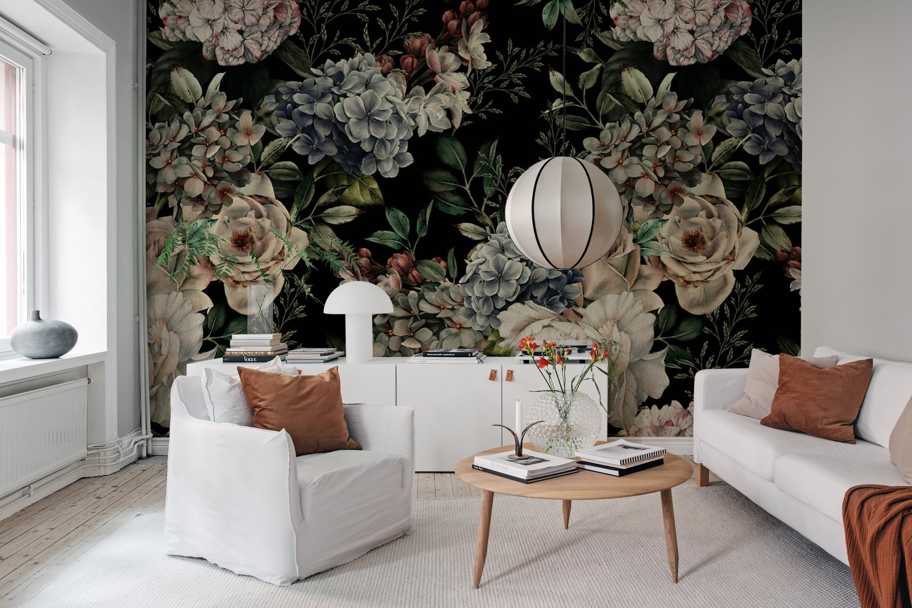Tapet vintage bouquet, rebel walls 