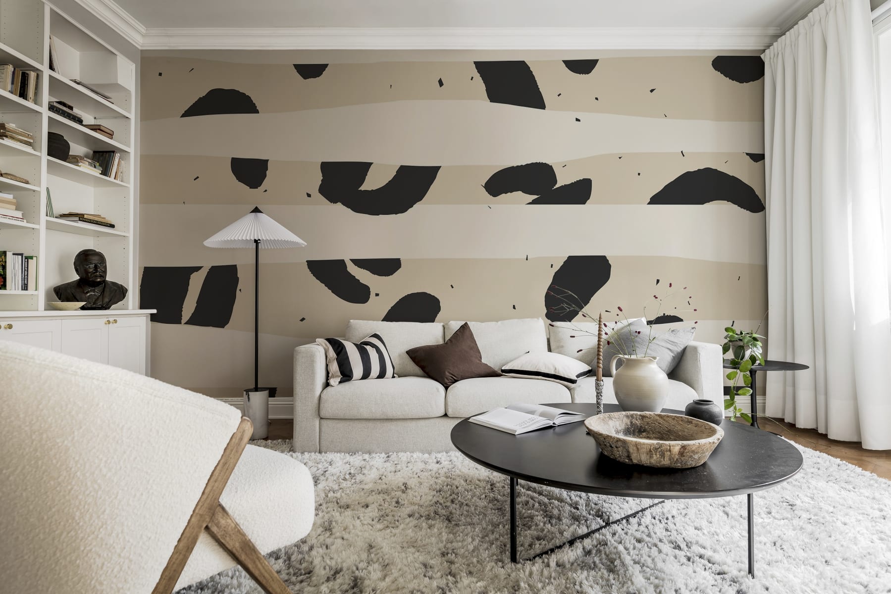 Tapet crazy stripes, rebel walls 