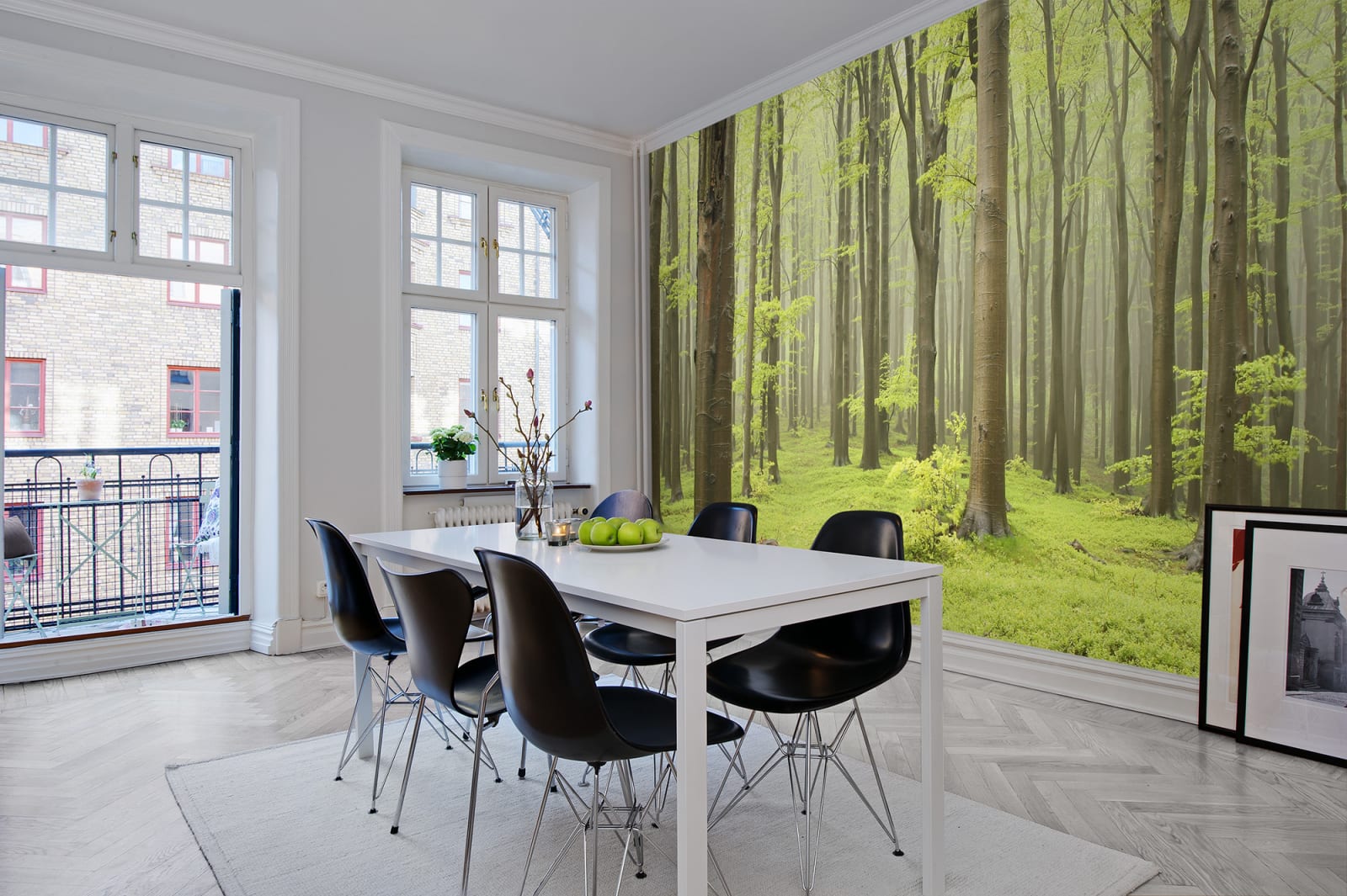 Foto tapet 3D Deciduous Forest, personalizat, Rebel Walls