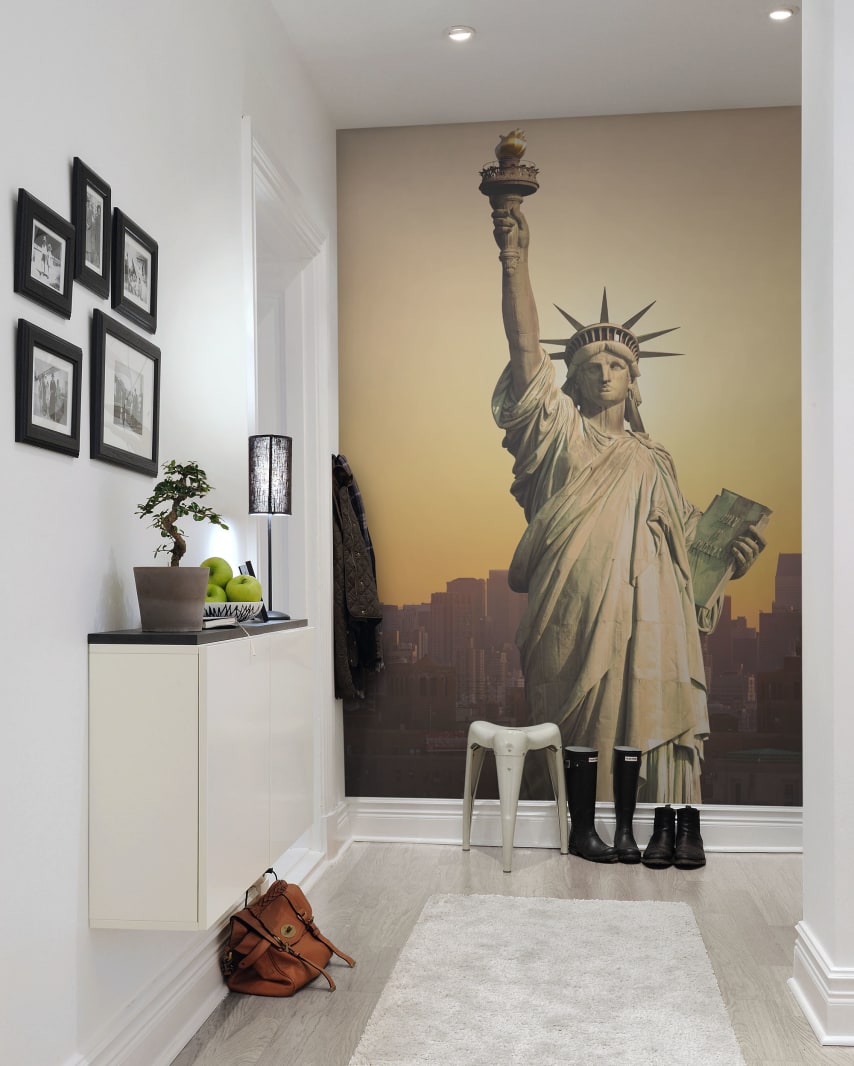 Fototapet statue of liberty, personalizat, rebel walls 