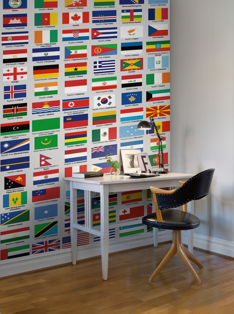Fototapet Flags of Sovereign States, personalizat, Rebel Walls