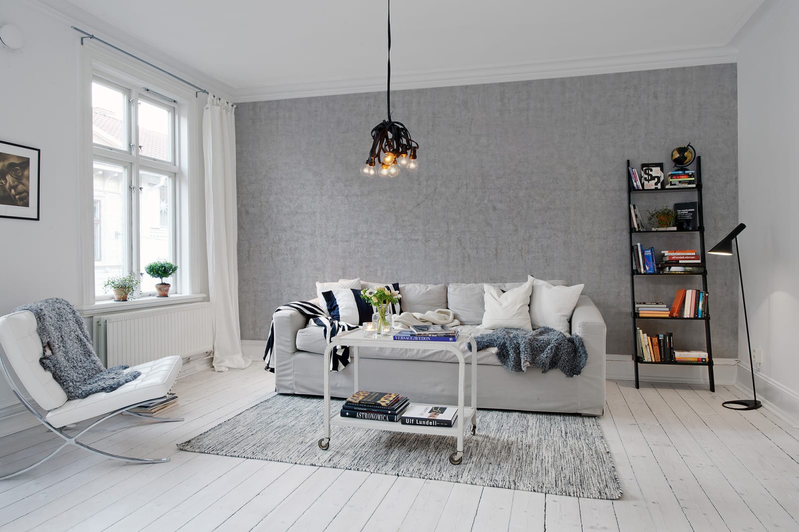 Fototapet plain concrete, light grey, personalizat, rebel walls 