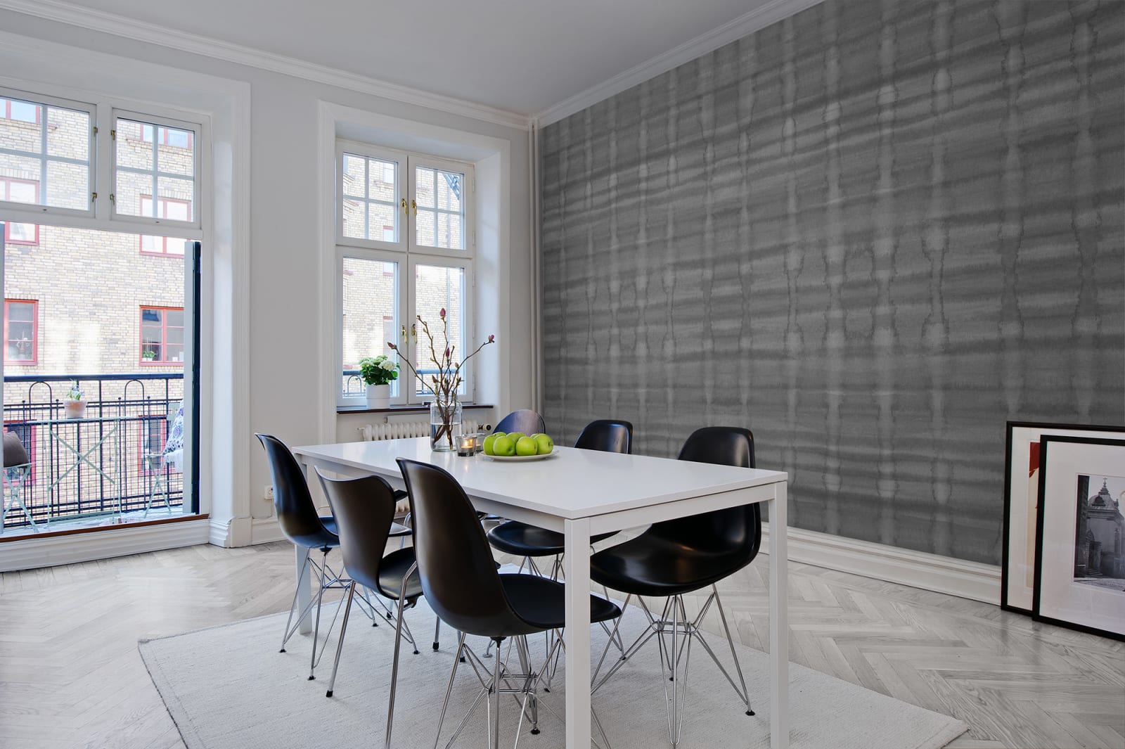 Fototapet watery wall, grey, personalizat, rebel walls 