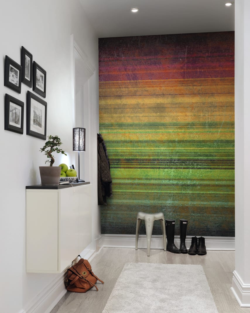 Fototapet striped curtain, personalizat, rebel walls 
