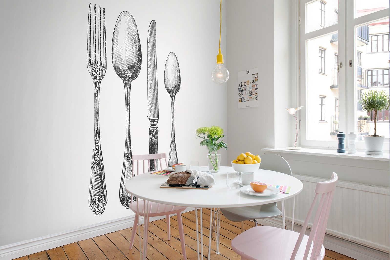Fototapet cutlery, personalizat, rebel walls 