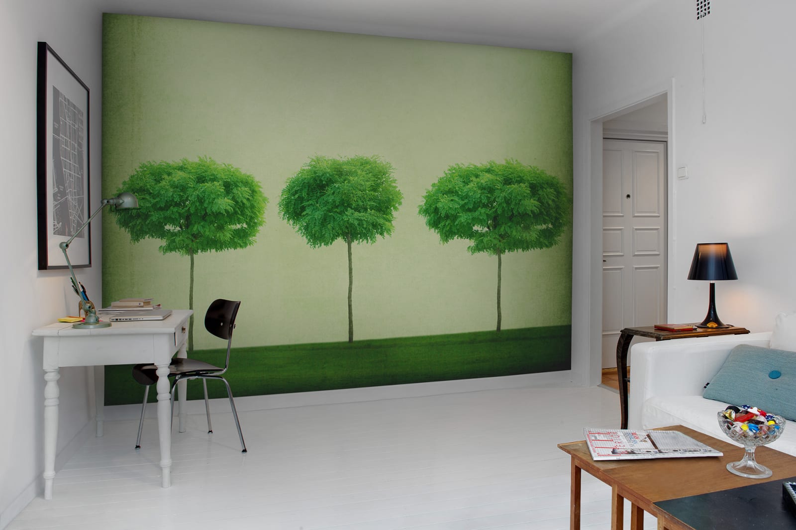 Fototapet three trees, personalizat, rebel walls 