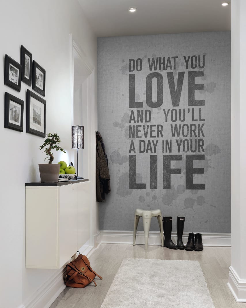 Fototapet Quotes, Concrete, personalizat, Rebel Walls  image