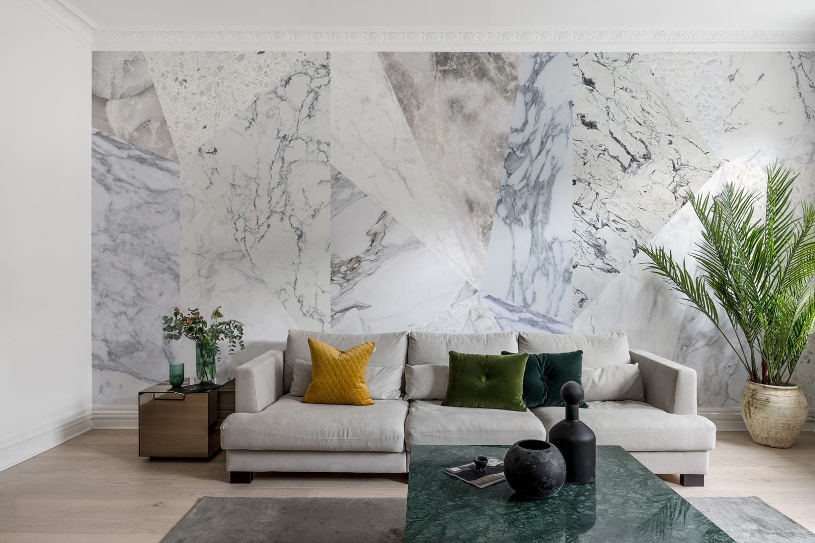 Fototapet Big Diamond, Marble, personalizat, Rebel Walls