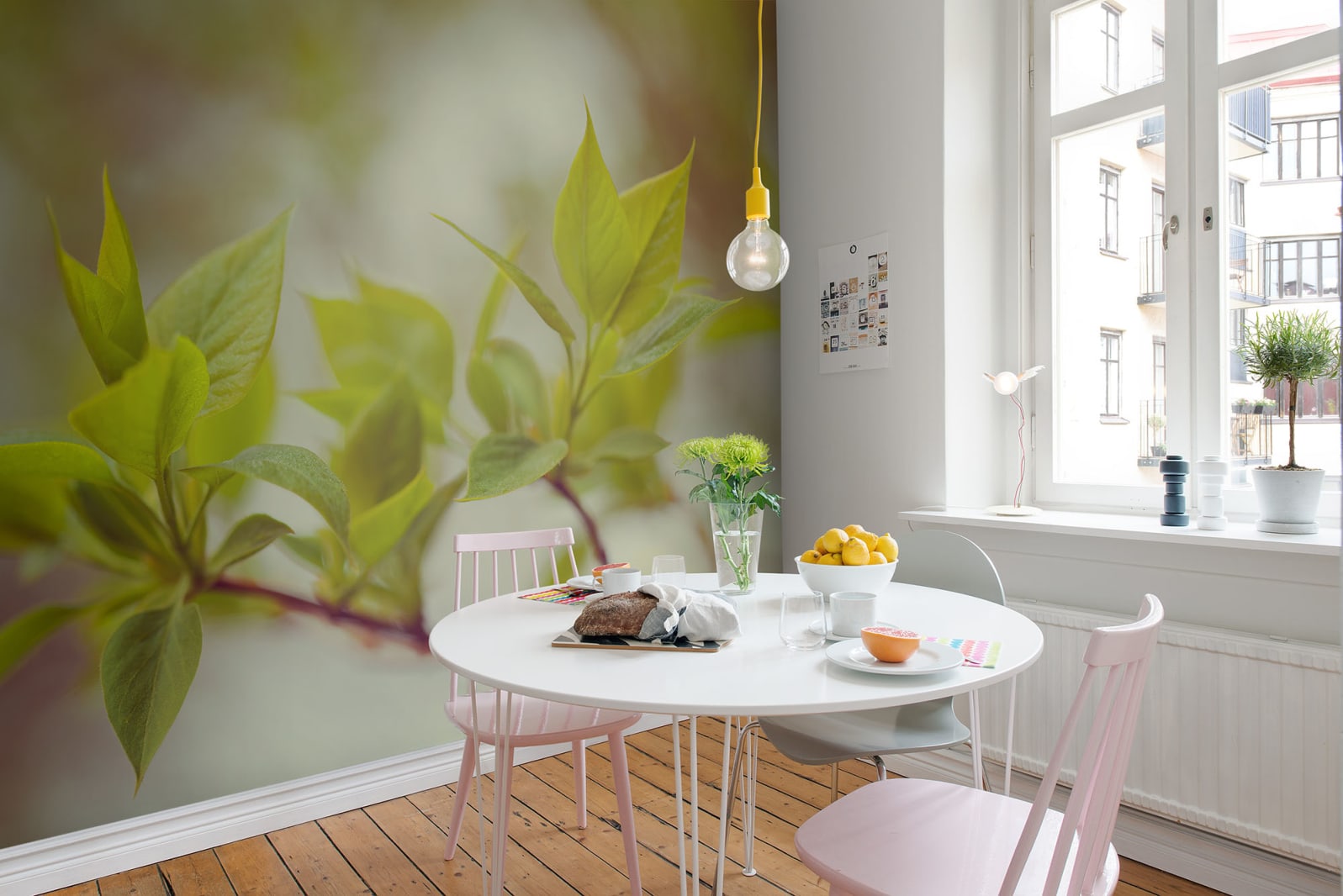 Fototapet green leaves, personalizat, rebel walls 